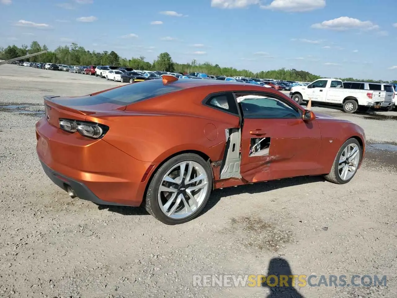 3 Photograph of a damaged car 1G1FD1RS2N0133111 CHEVROLET CAMARO 2022