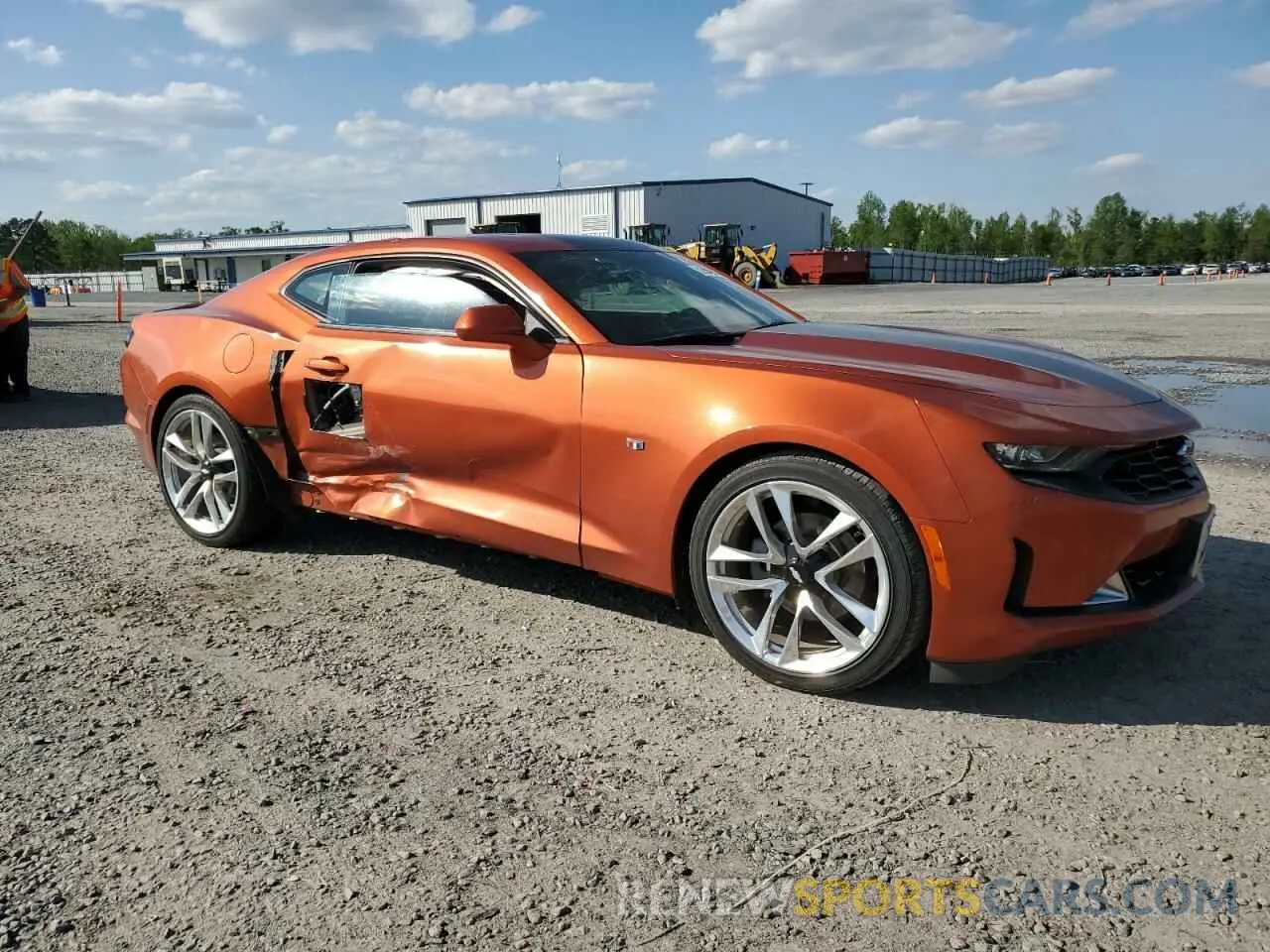 4 Photograph of a damaged car 1G1FD1RS2N0133111 CHEVROLET CAMARO 2022