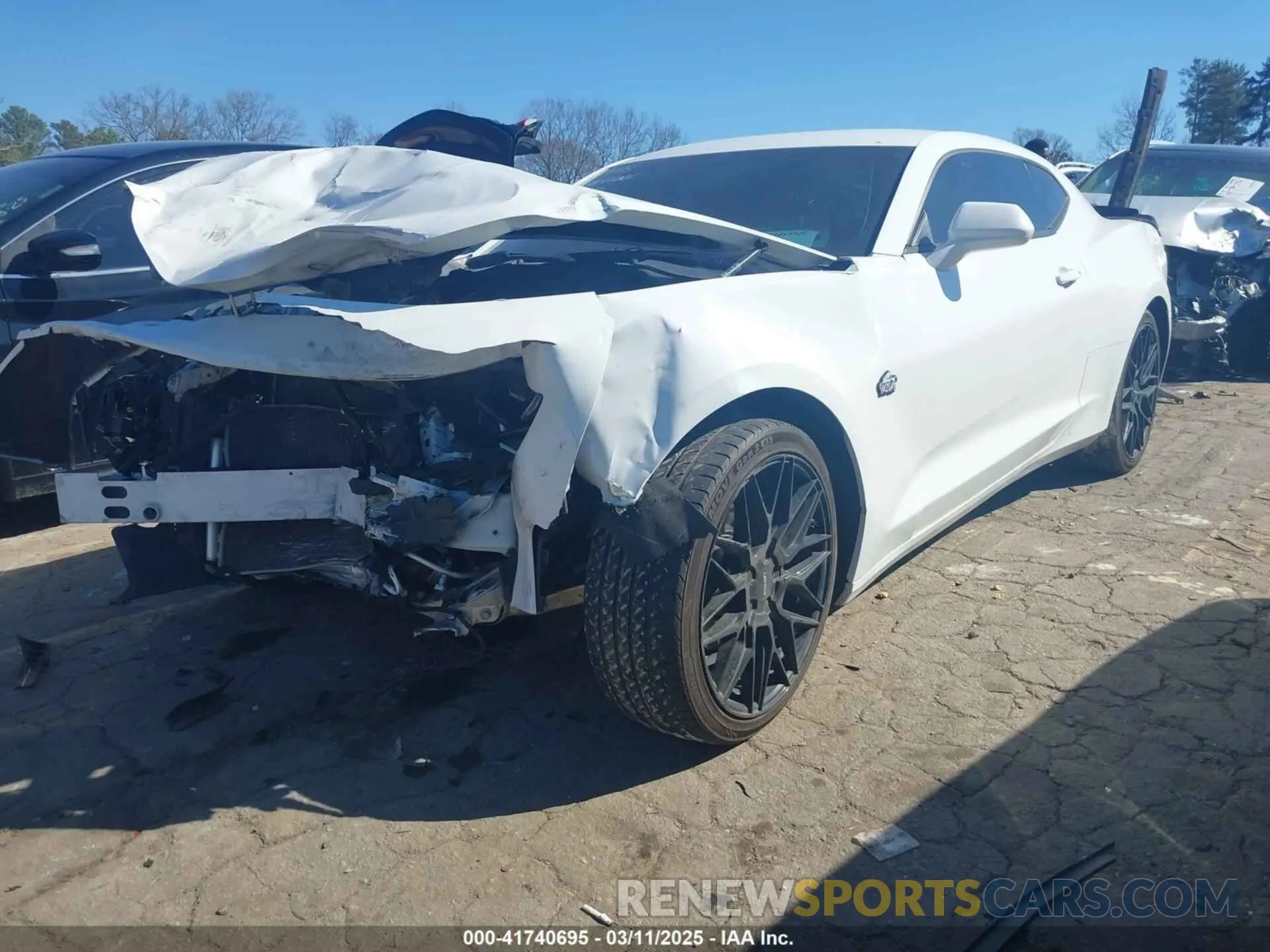 2 Photograph of a damaged car 1G1FD1RX0N0123852 CHEVROLET CAMARO 2022