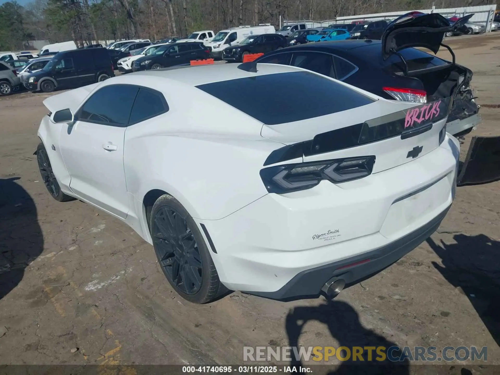 3 Photograph of a damaged car 1G1FD1RX0N0123852 CHEVROLET CAMARO 2022