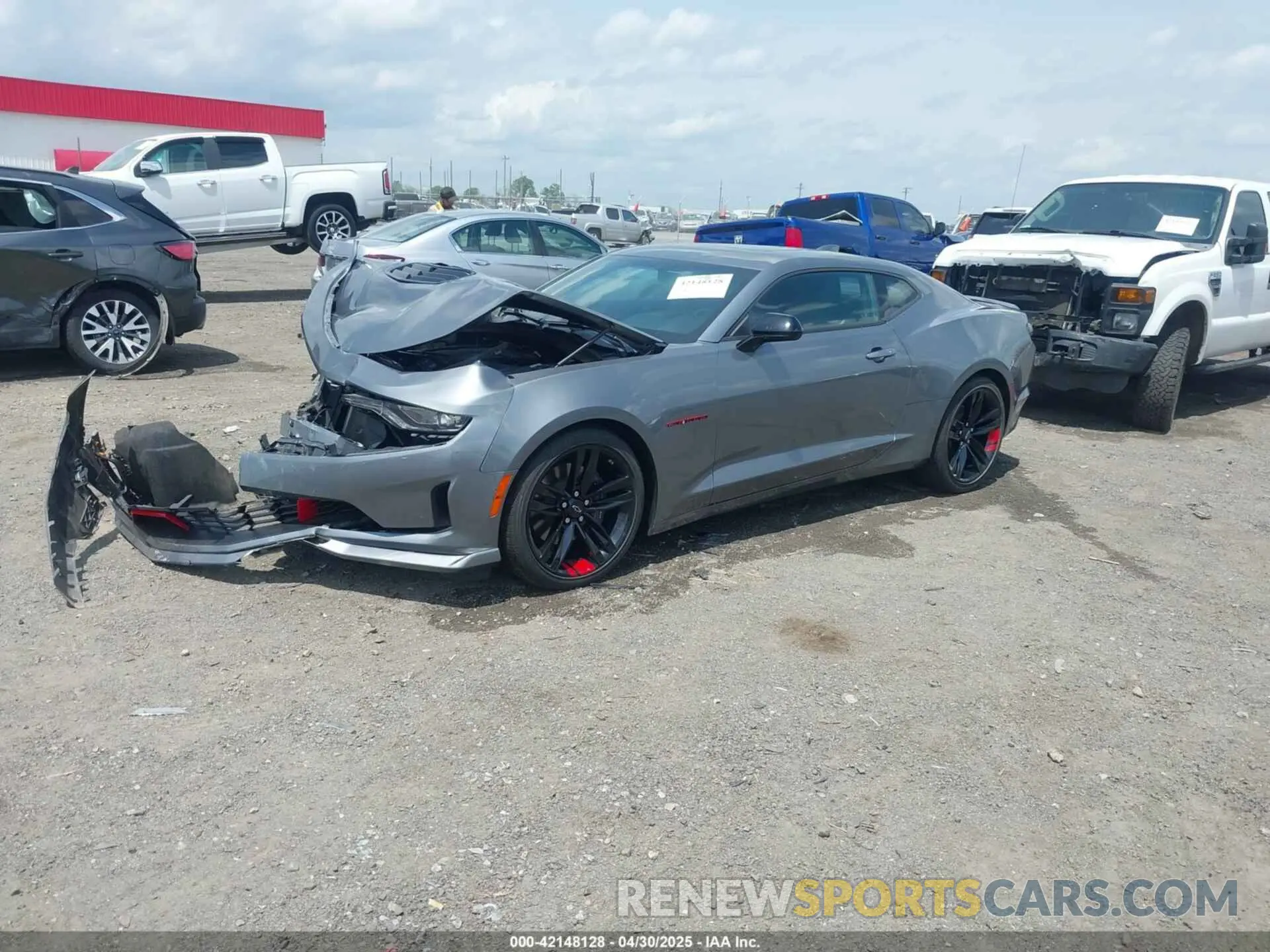 2 Photograph of a damaged car 1G1FF1R70N0101991 CHEVROLET CAMARO 2022
