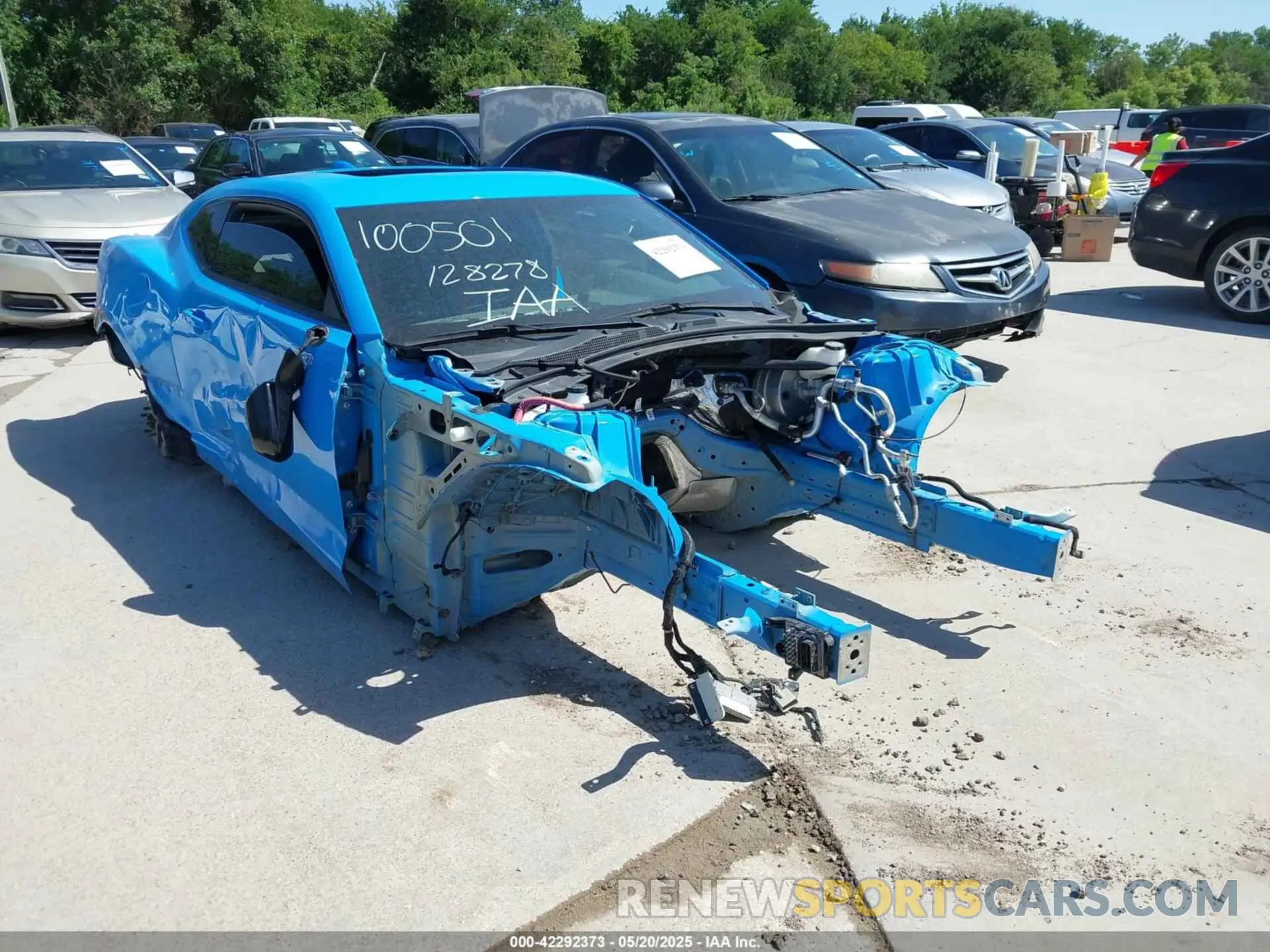 1 Photograph of a damaged car 1G1FF1R75N0128278 CHEVROLET CAMARO 2022
