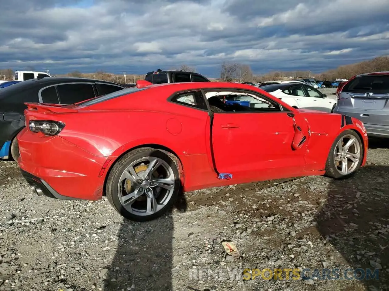 3 Фотография поврежденного автомобиля 1G1FG1R71N0104900 CHEVROLET CAMARO 2022