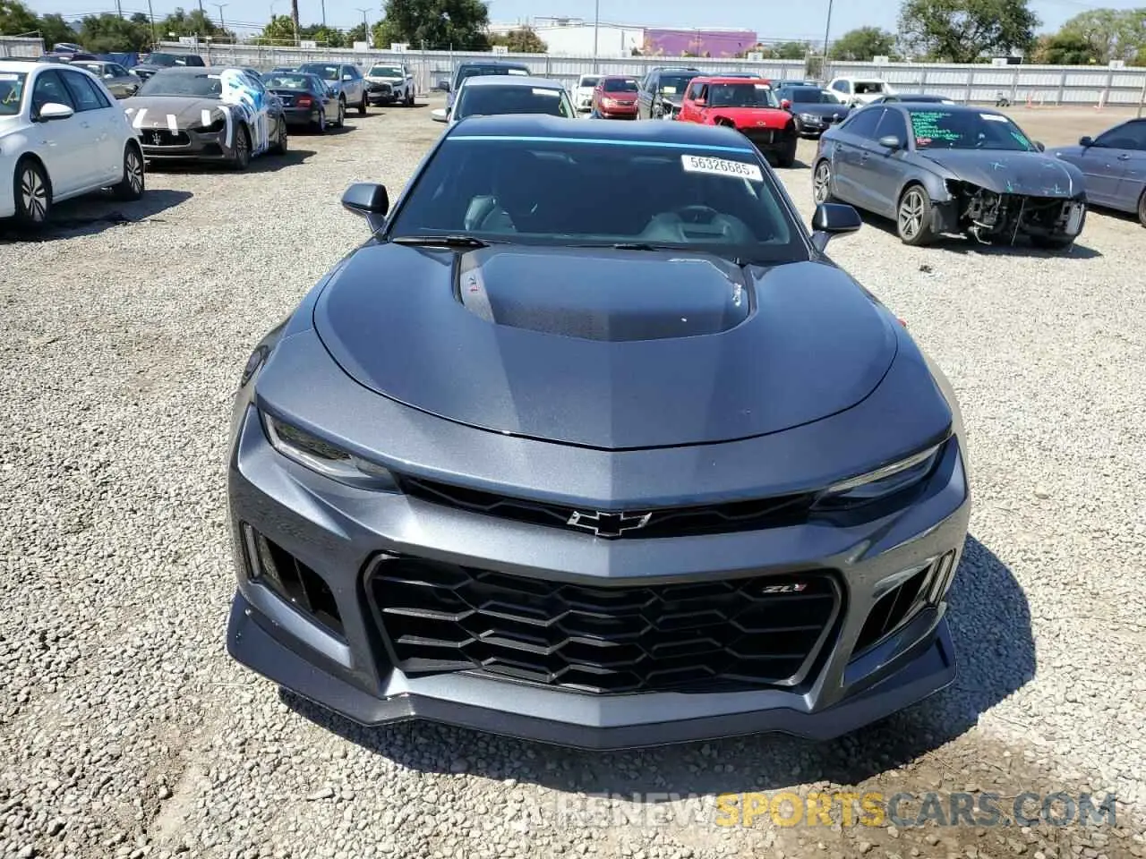 5 Фотография поврежденного автомобиля 1G1FK1R65N0101410 CHEVROLET CAMARO 2022