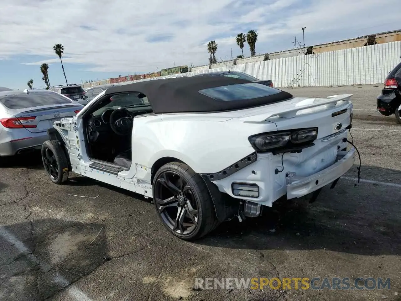 2 Photograph of a damaged car 1G1FK3D65N0127993 CHEVROLET CAMARO 2022