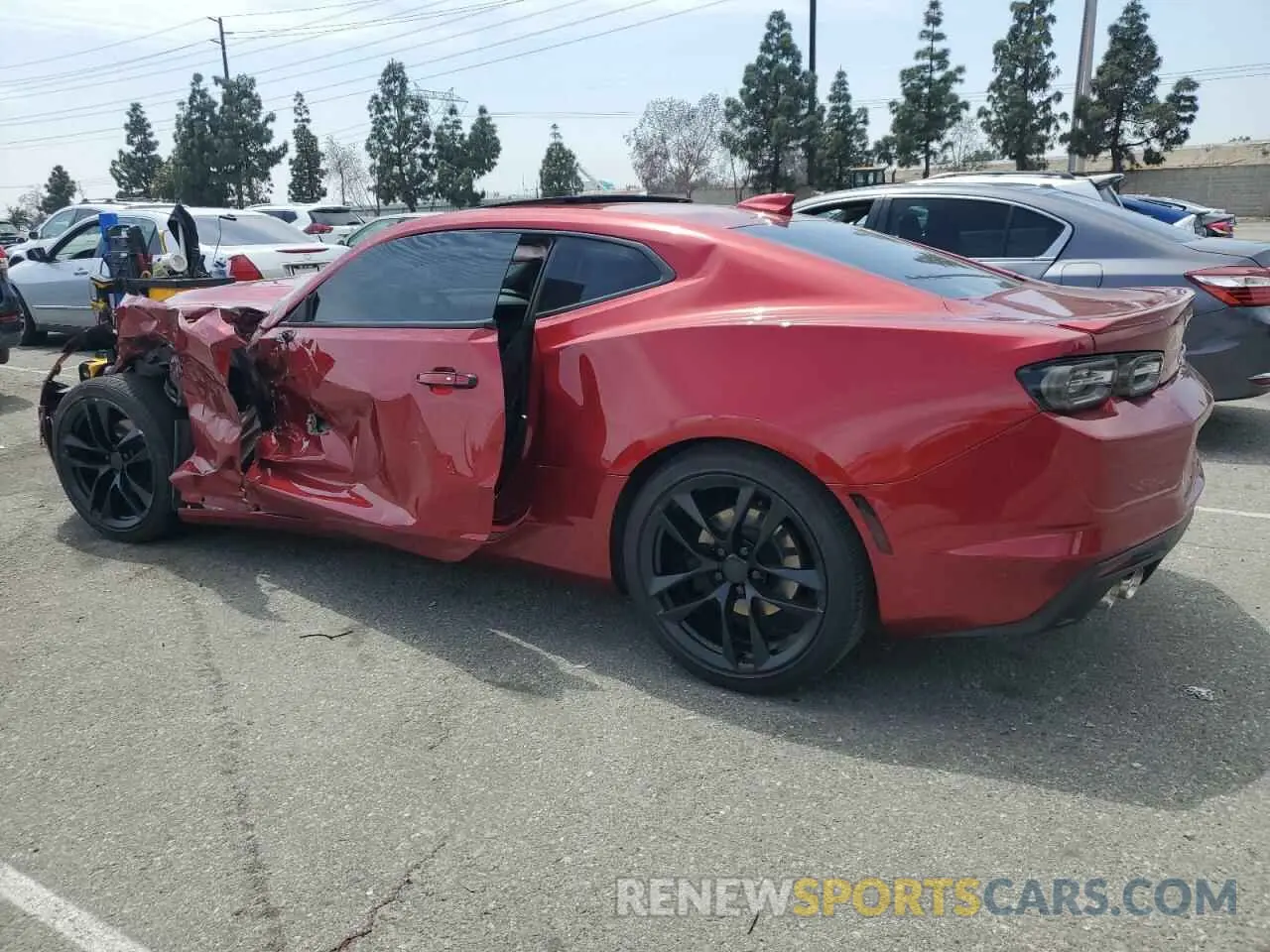 2 Photograph of a damaged car 1G1FC1RS7P0157183 CHEVROLET CAMARO 2023
