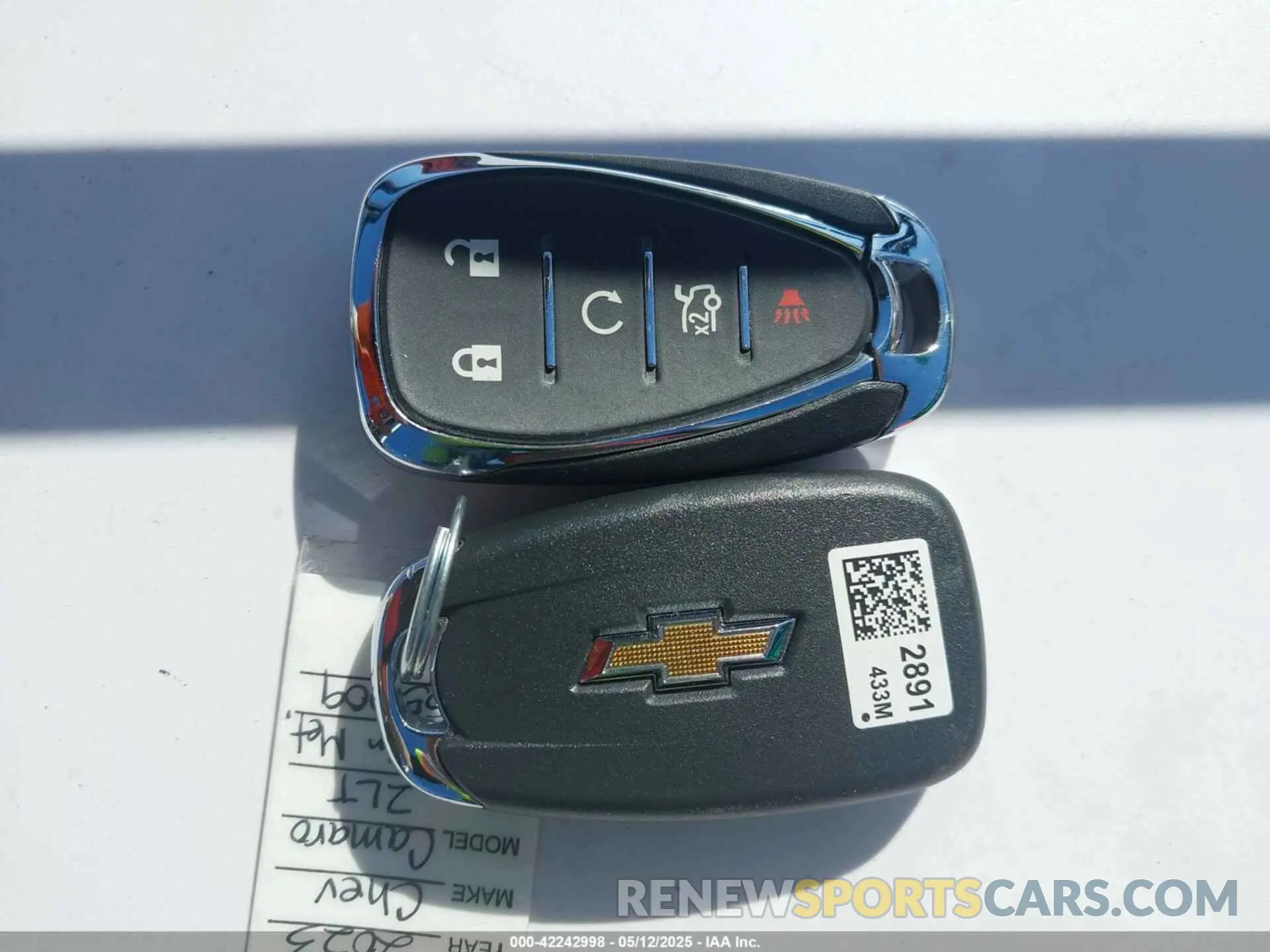 11 Фотография поврежденного автомобиля 1G1FD1RS7P0155009 CHEVROLET CAMARO 2023