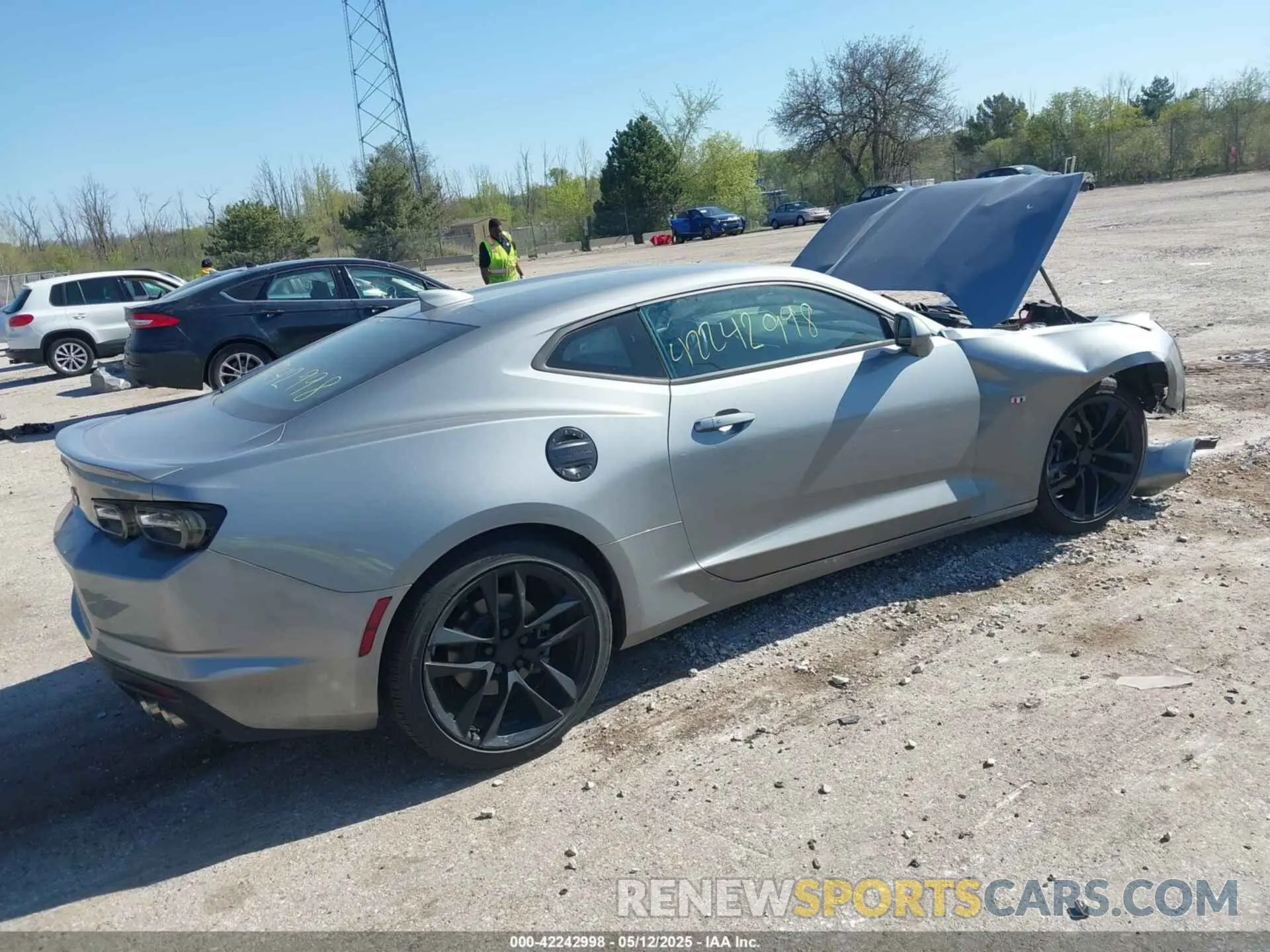4 Фотография поврежденного автомобиля 1G1FD1RS7P0155009 CHEVROLET CAMARO 2023