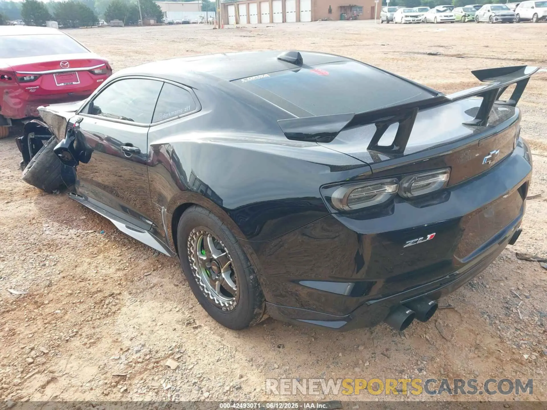 3 Photograph of a damaged car 1G1FJ1R6XP0128477 CHEVROLET CAMARO 2023