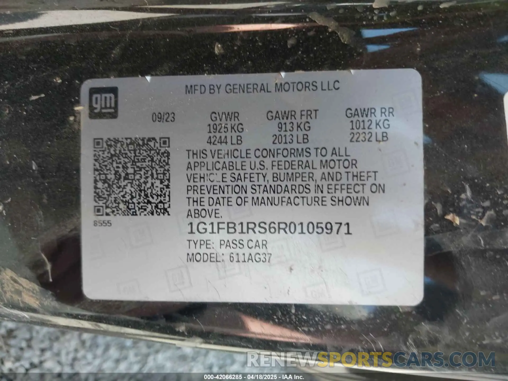9 Фотография поврежденного автомобиля 1G1FB1RS6R0105971 CHEVROLET CAMARO 2024
