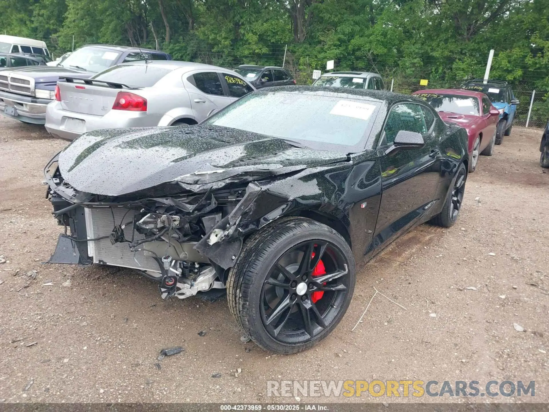 2 Photograph of a damaged car 1G1FD1RS8R0108204 CHEVROLET CAMARO 2024