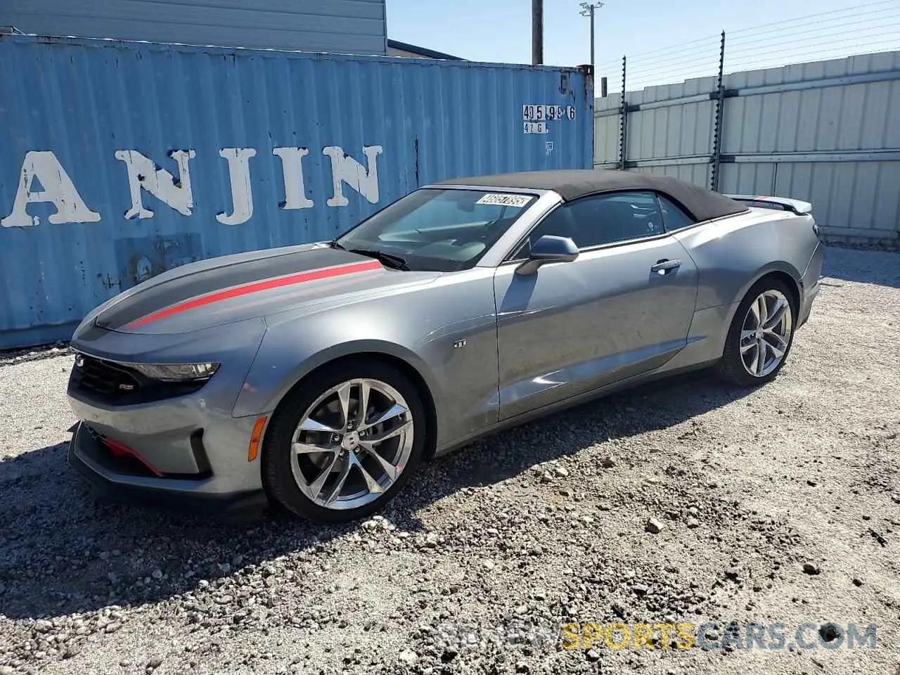 1 Photograph of a damaged car 1G1FD3DS3R0118383 CHEVROLET CAMARO 2024