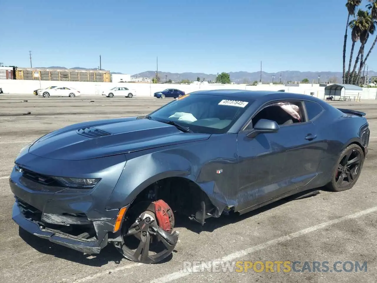 1 Photograph of a damaged car 1G1FF1R72N0112796 CHEVROLET CAMARO LT1 2022