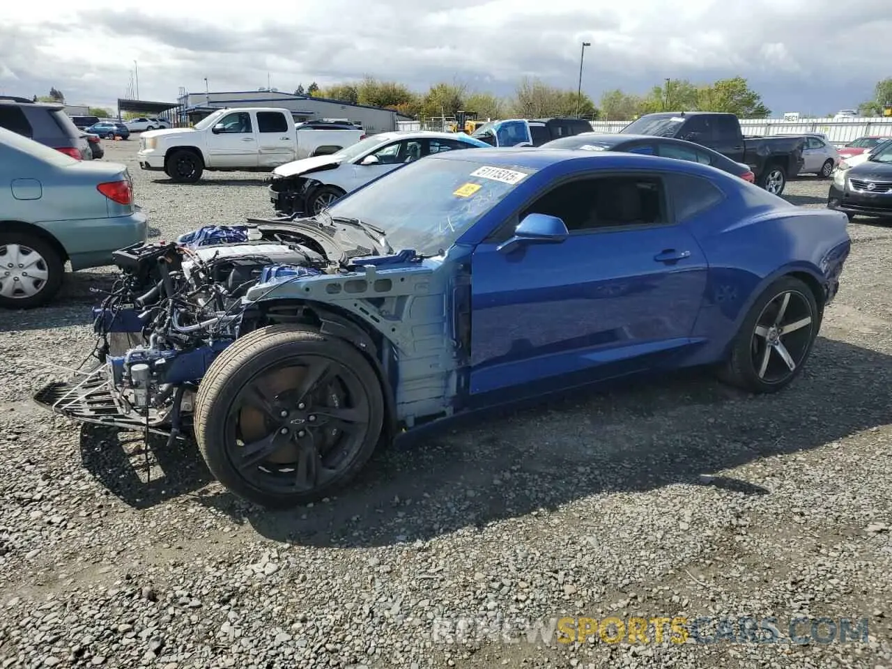 1 Photograph of a damaged car 1G1FF1R7XP0110491 CHEVROLET CAMARO LT1 2023