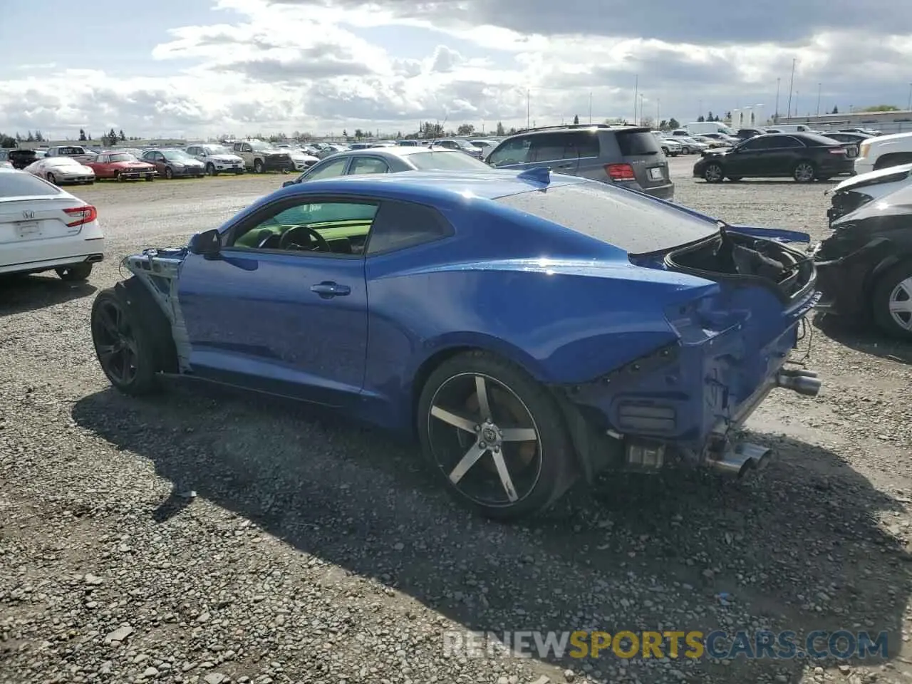 2 Photograph of a damaged car 1G1FF1R7XP0110491 CHEVROLET CAMARO LT1 2023