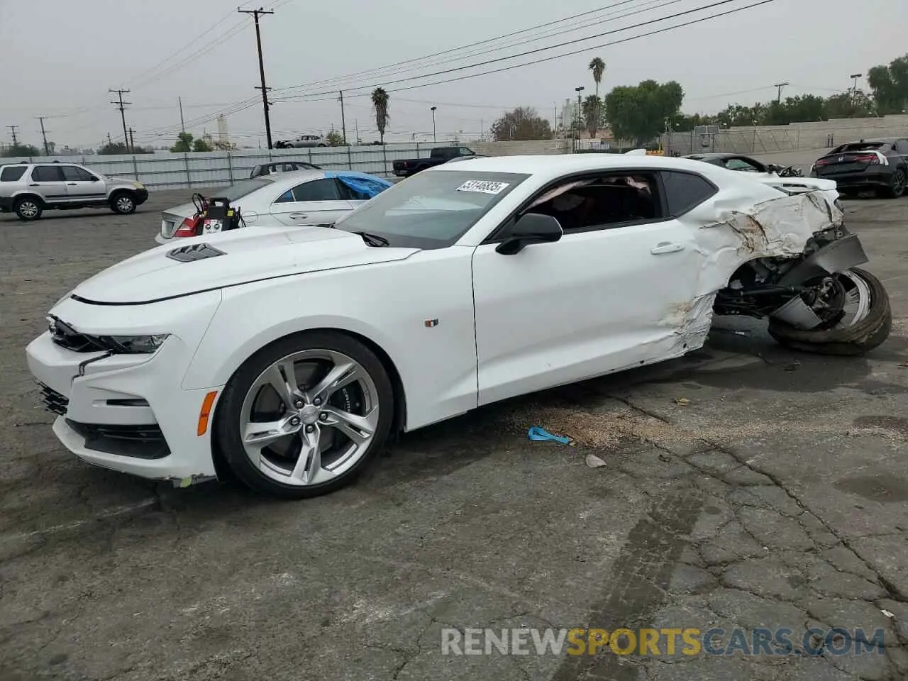1 Photograph of a damaged car 1G1FF1R77R0121693 CHEVROLET CAMARO LT1 2024