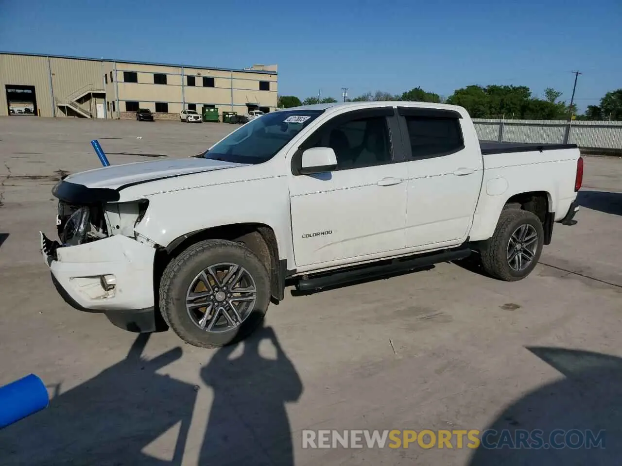 1 Photograph of a damaged car 1GCGSBEN2K1218432 CHEVROLET COLORADO 2019