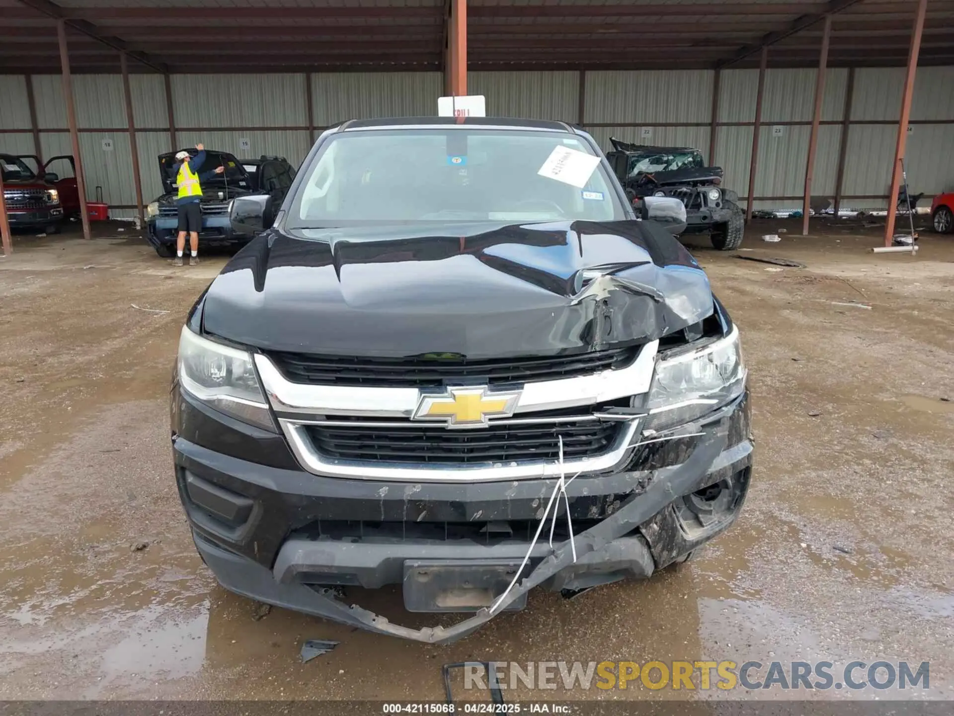 6 Photograph of a damaged car 1GCGSCEA9K1337629 CHEVROLET COLORADO 2019