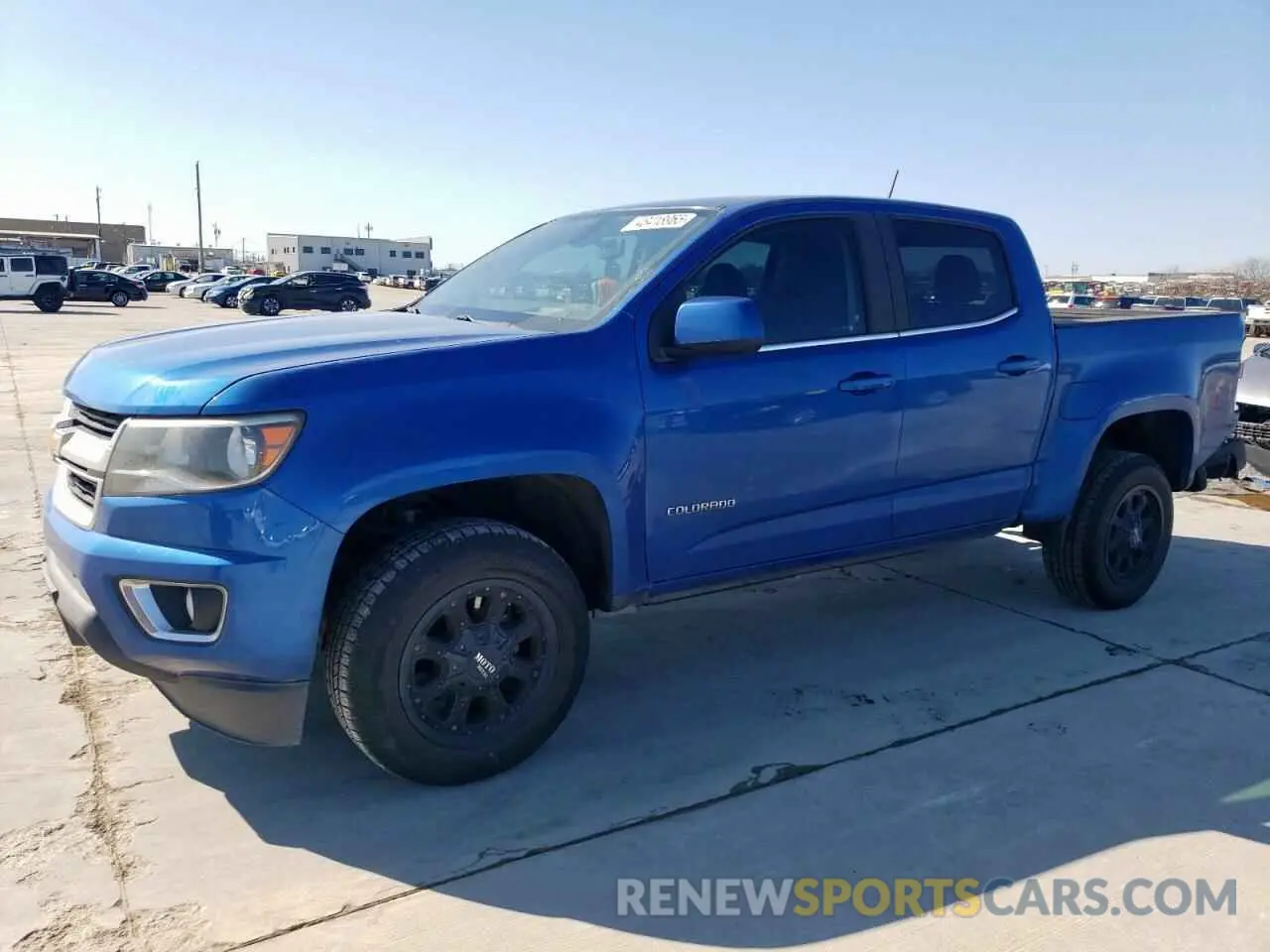 1 Photograph of a damaged car 1GCGSCEN0K1111594 CHEVROLET COLORADO 2019
