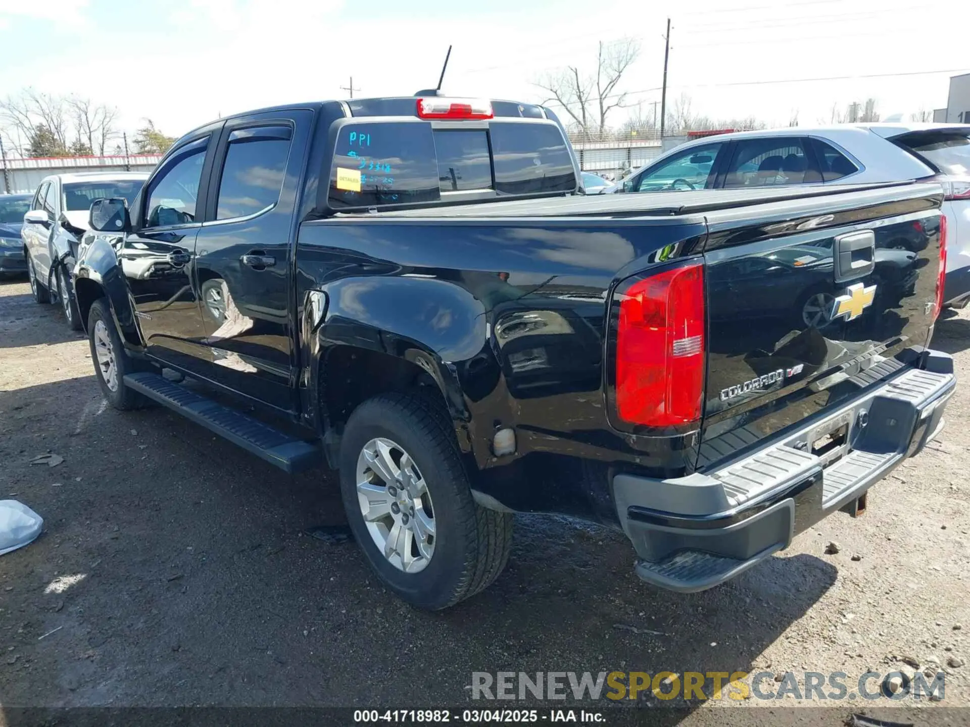3 Photograph of a damaged car 1GCGSCEN1K1198597 CHEVROLET COLORADO 2019
