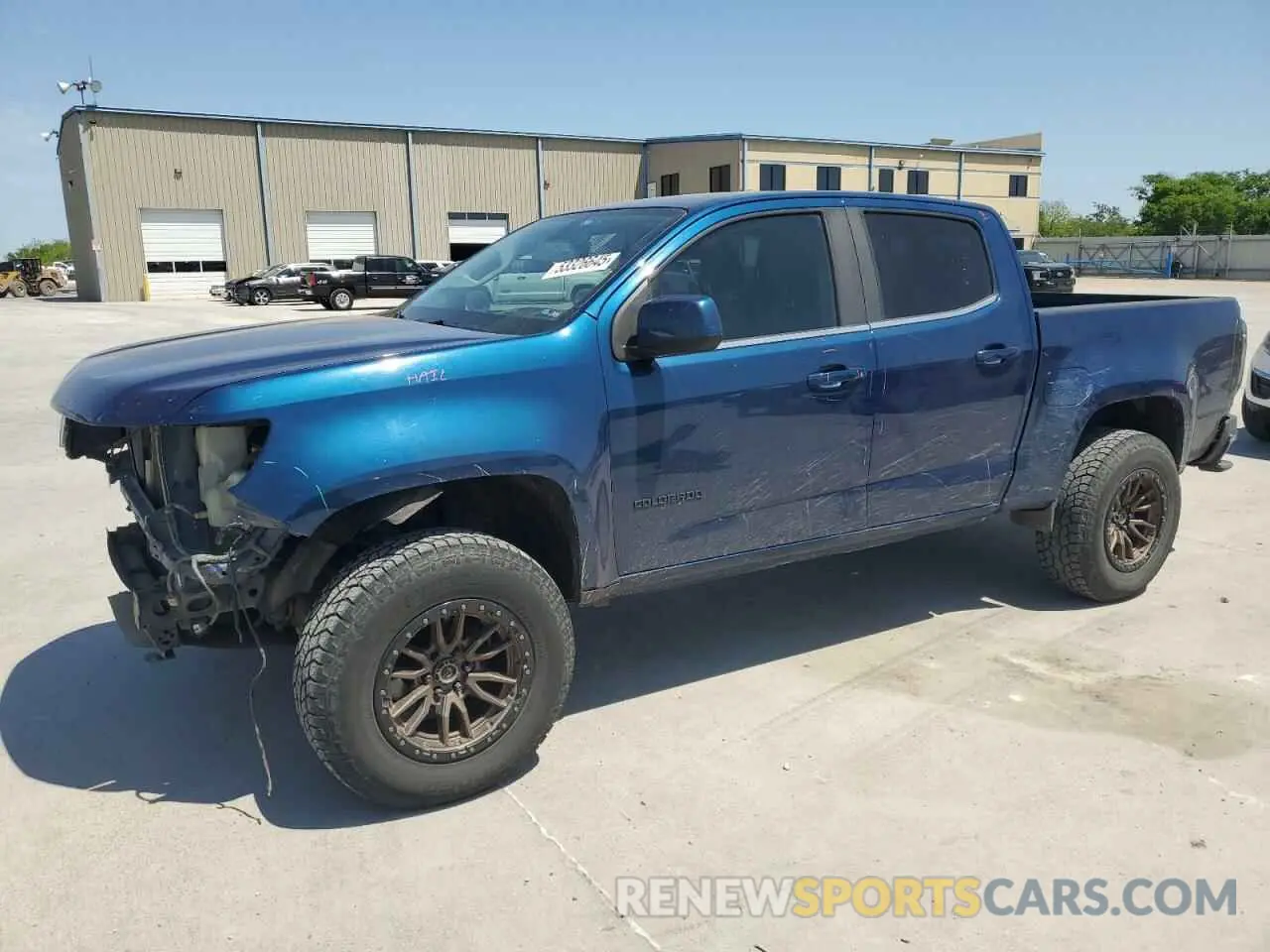 1 Photograph of a damaged car 1GCGSCEN1K1264596 CHEVROLET COLORADO 2019