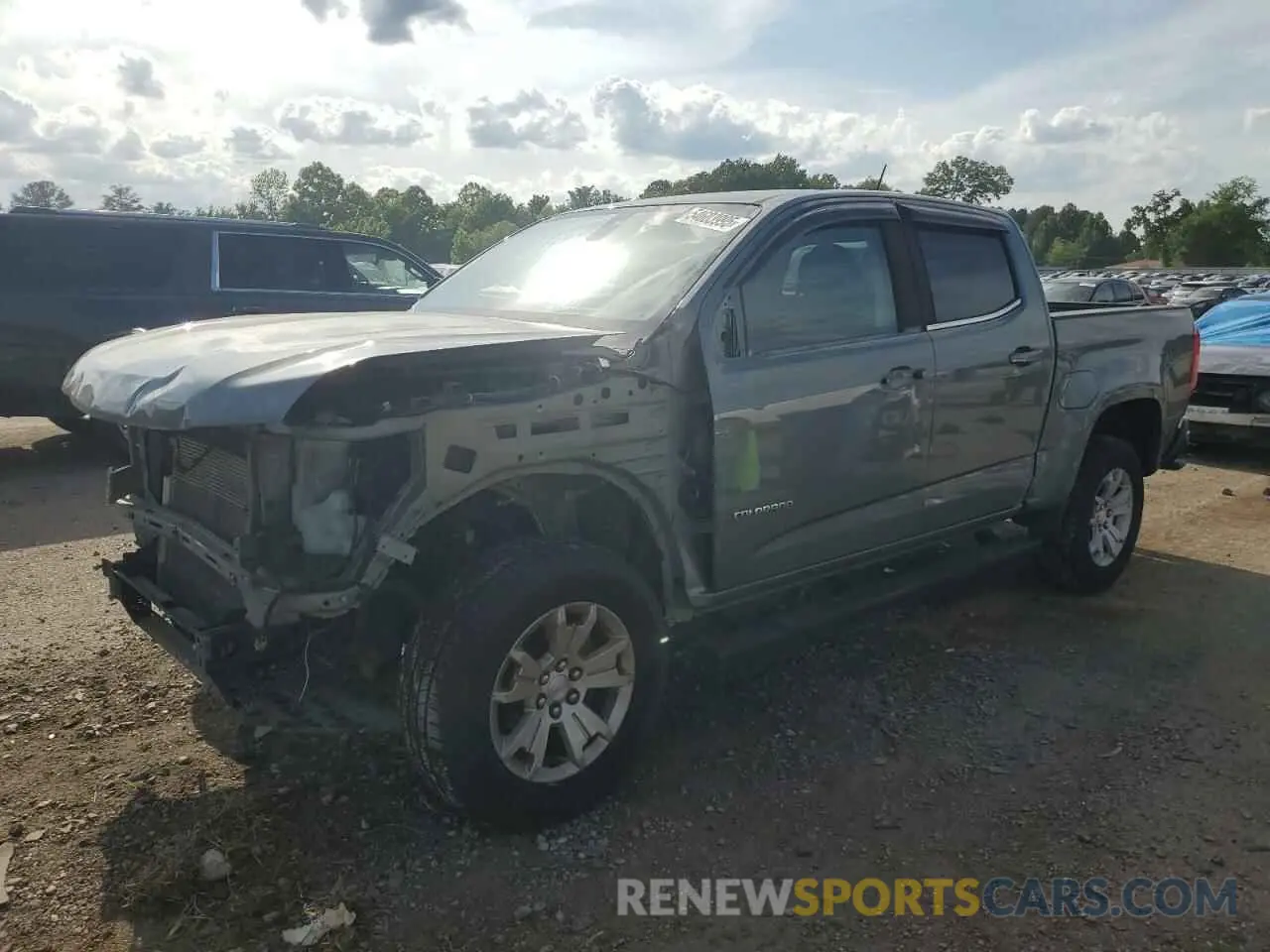 1 Photograph of a damaged car 1GCGSCEN2K1103867 CHEVROLET COLORADO 2019
