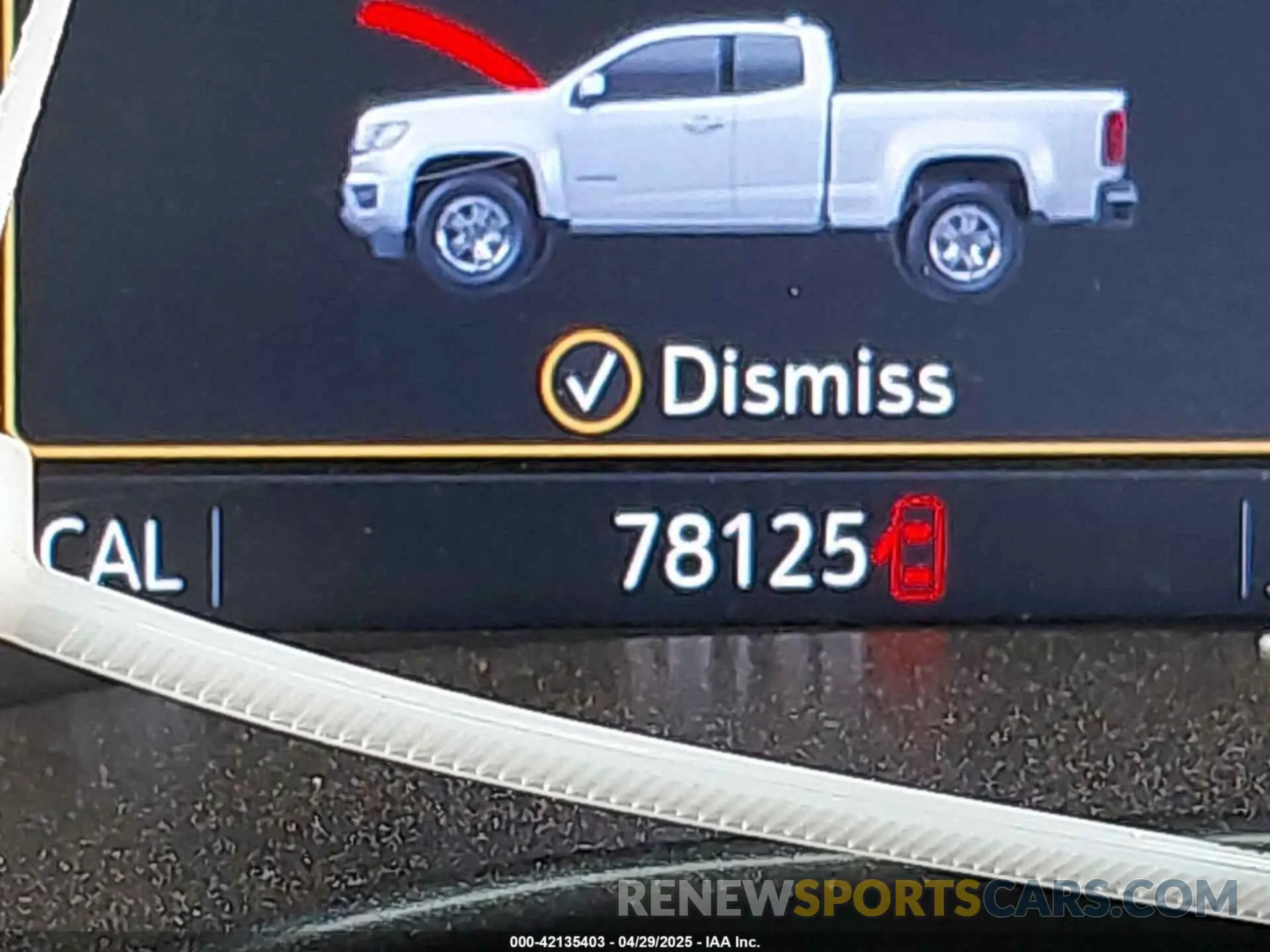 15 Photograph of a damaged car 1GCGSCEN8K1274476 CHEVROLET COLORADO 2019