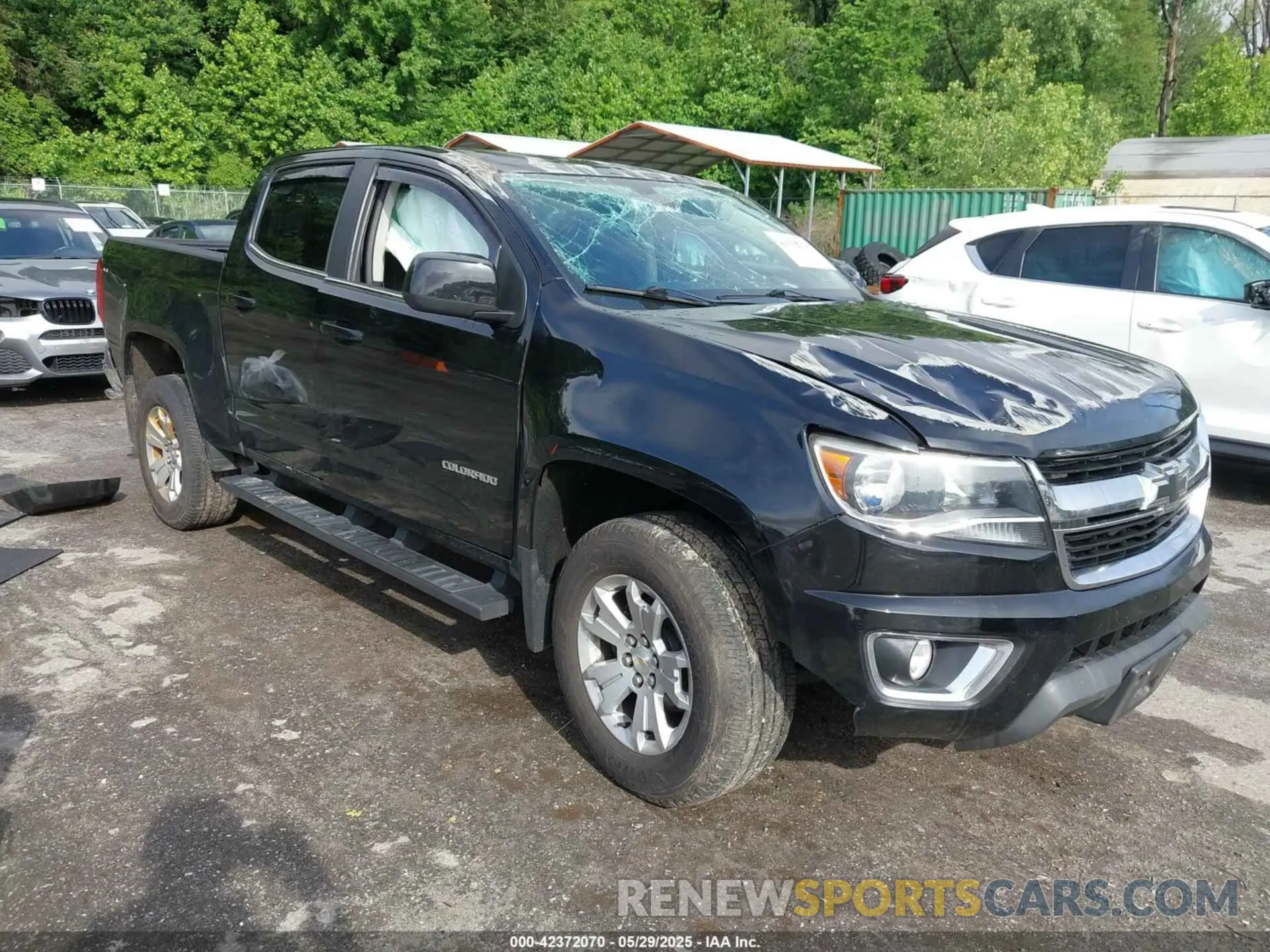 1 Photograph of a damaged car 1GCGSCEN9K1334667 CHEVROLET COLORADO 2019