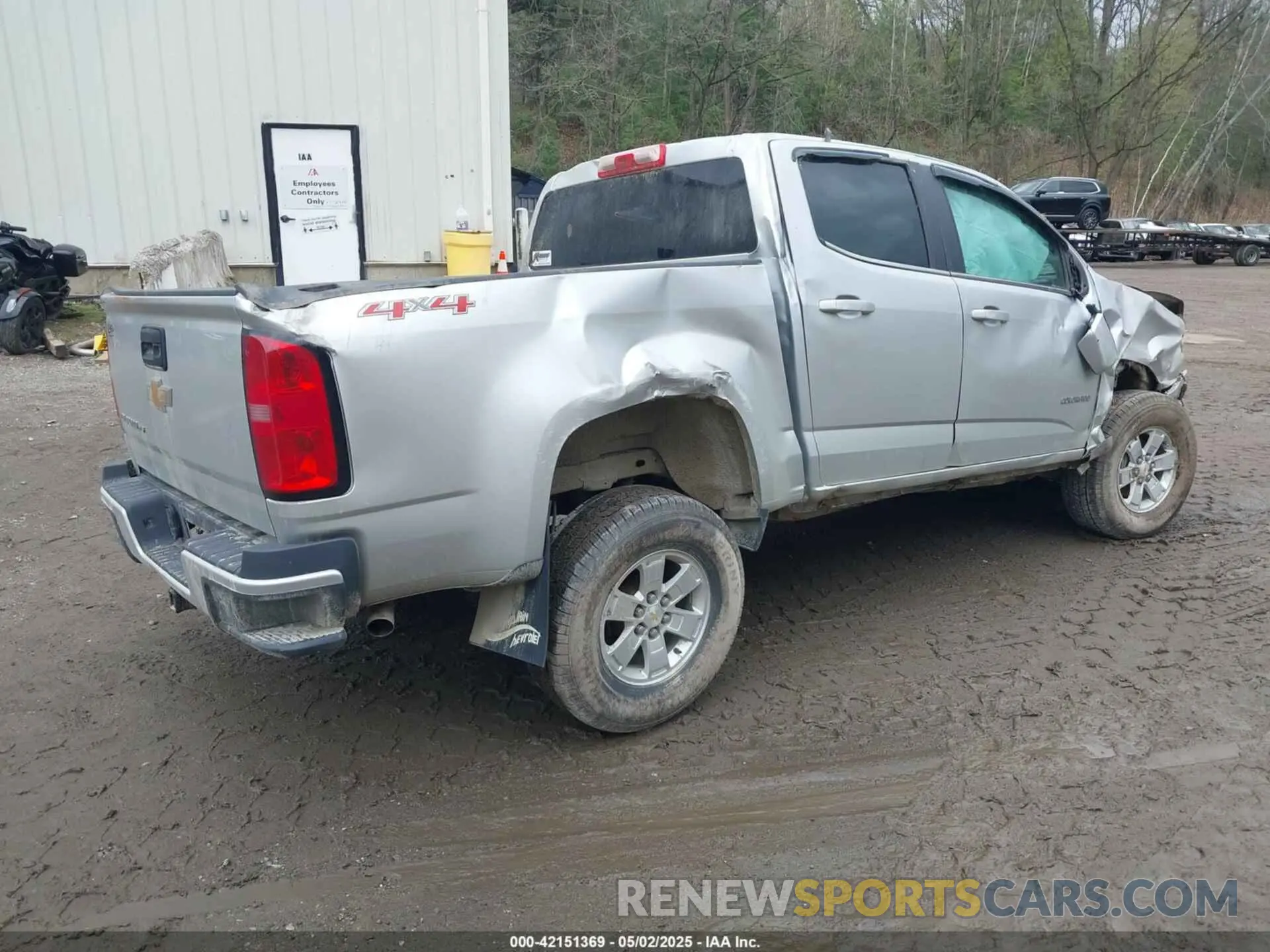 4 Фотография поврежденного автомобиля 1GCGTBEN5K1168106 CHEVROLET COLORADO 2019