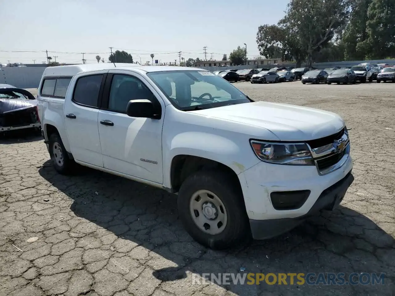 4 Photograph of a damaged car 1GCGTBEN7K1173971 CHEVROLET COLORADO 2019