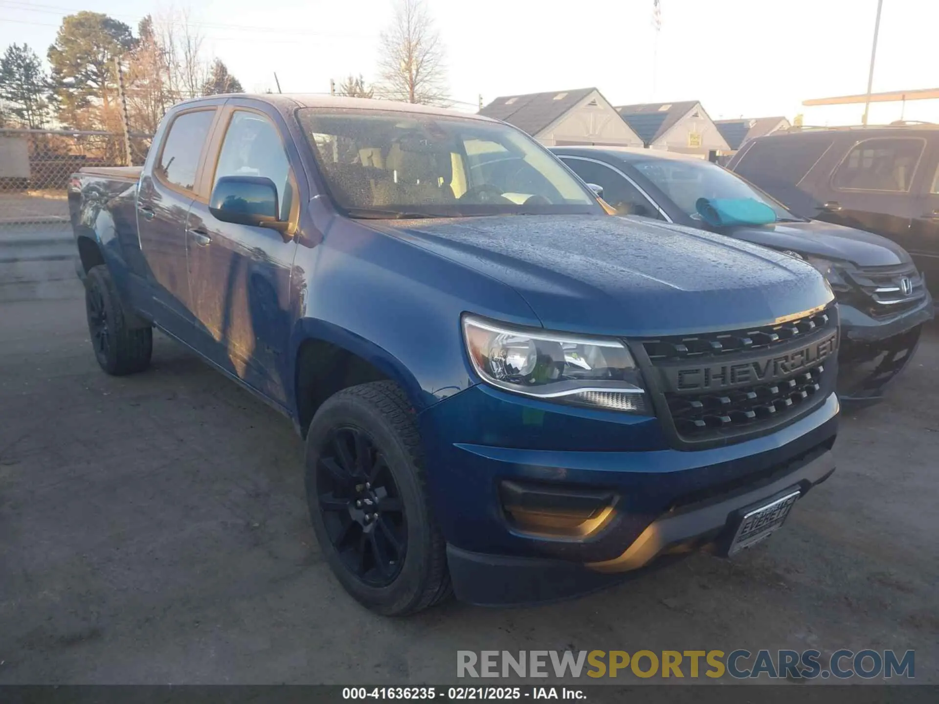 1 Photograph of a damaged car 1GCGTCEN0K1268281 CHEVROLET COLORADO 2019
