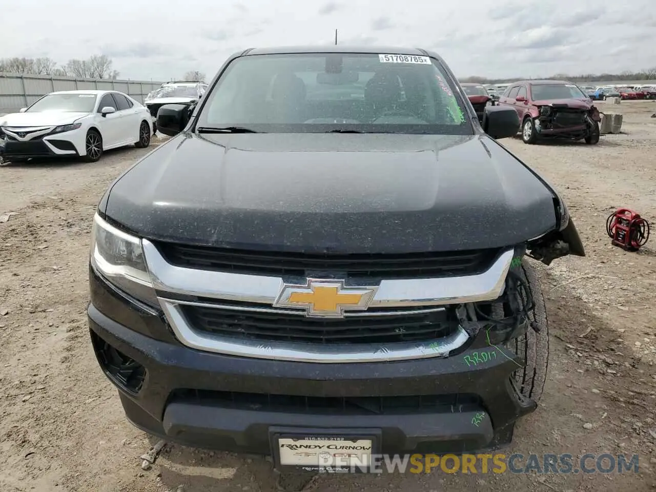5 Photograph of a damaged car 1GCGTCEN1K1117207 CHEVROLET COLORADO 2019