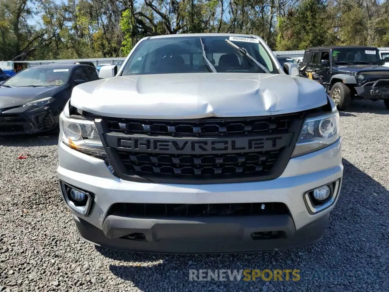 5 Photograph of a damaged car 1GCGTCEN2K1250297 CHEVROLET COLORADO 2019