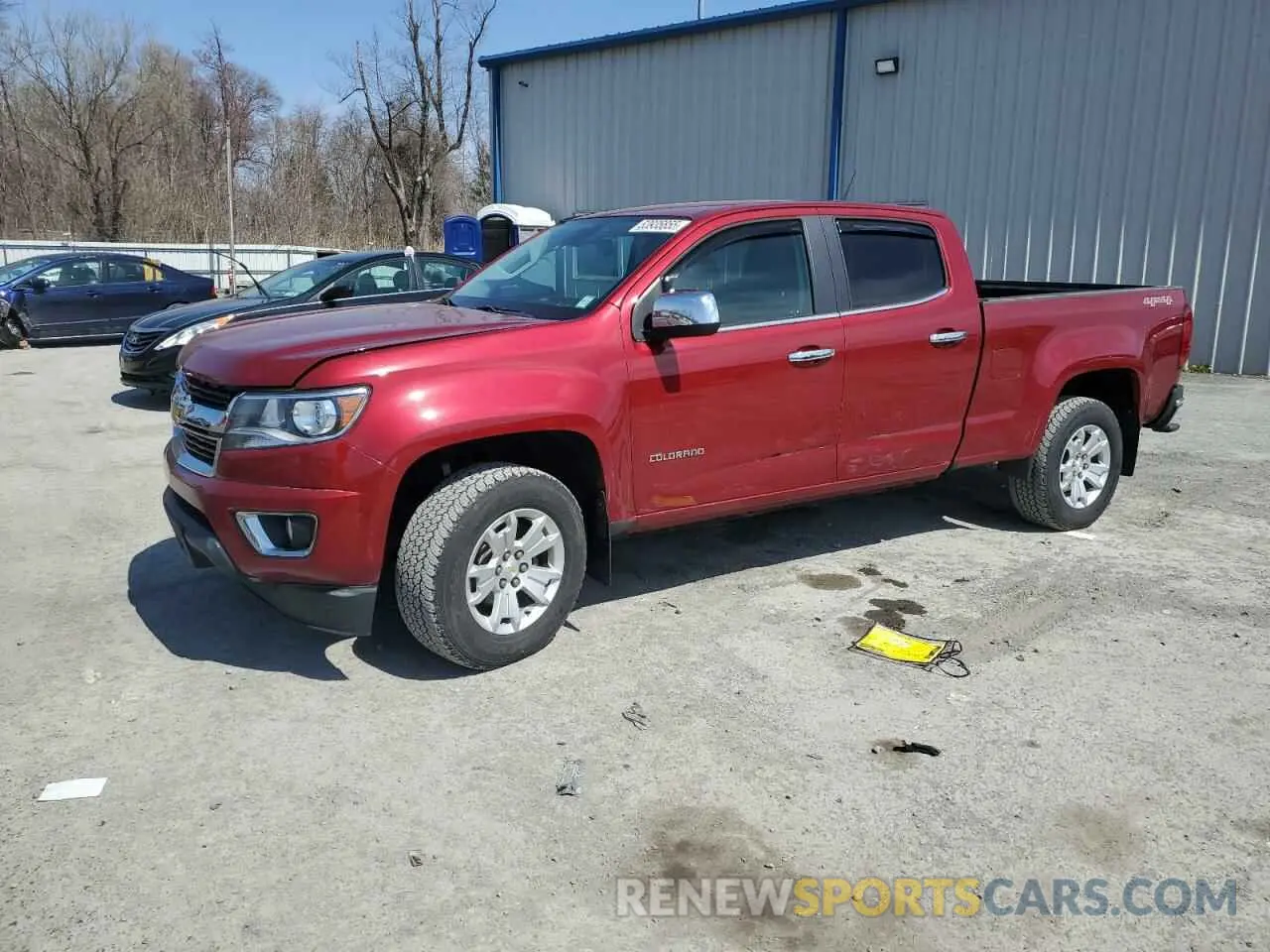 1 Photograph of a damaged car 1GCGTCEN3K1169289 CHEVROLET COLORADO 2019
