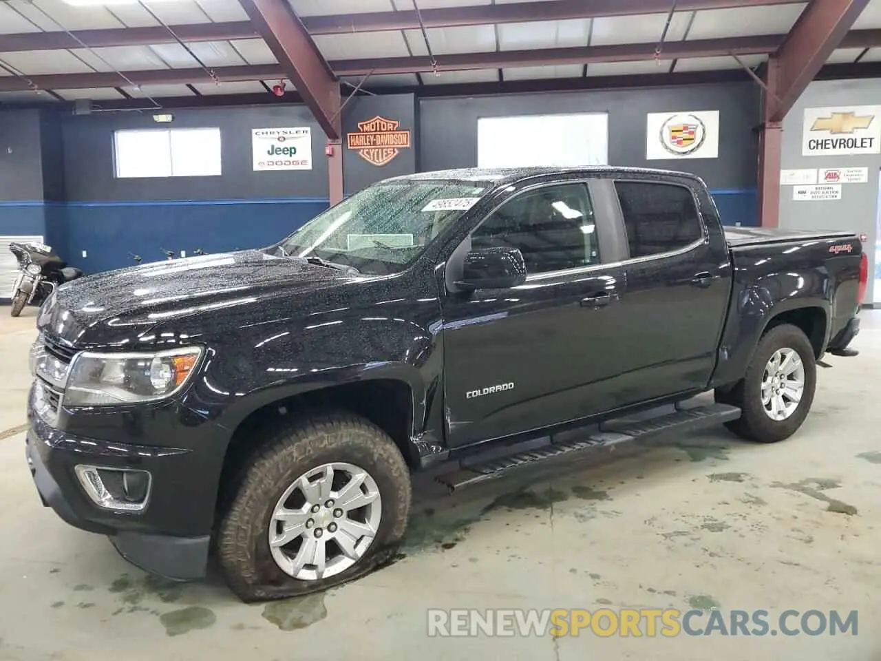 1 Photograph of a damaged car 1GCGTCEN3K1265388 CHEVROLET COLORADO 2019
