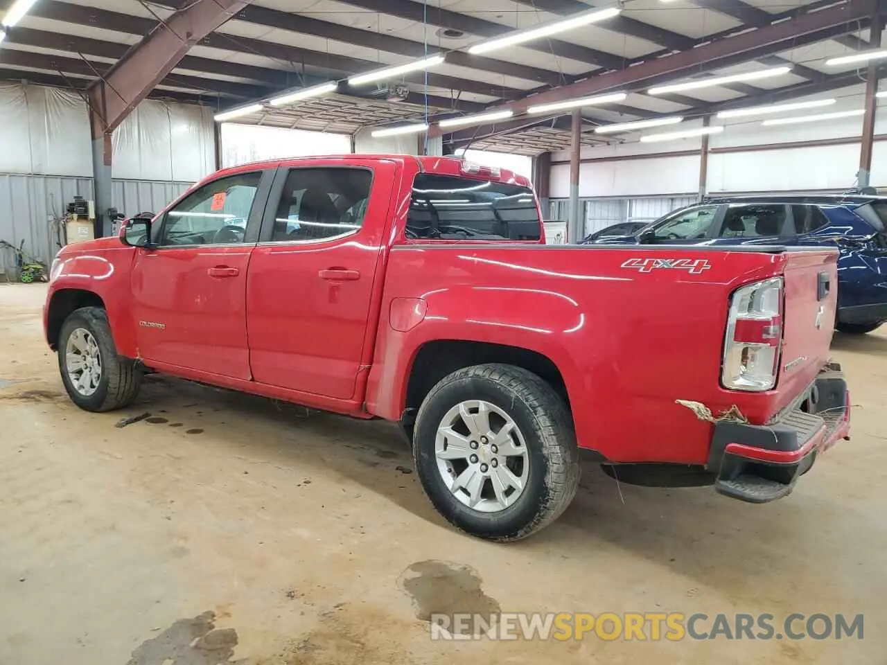 2 Photograph of a damaged car 1GCGTCEN5K1101639 CHEVROLET COLORADO 2019