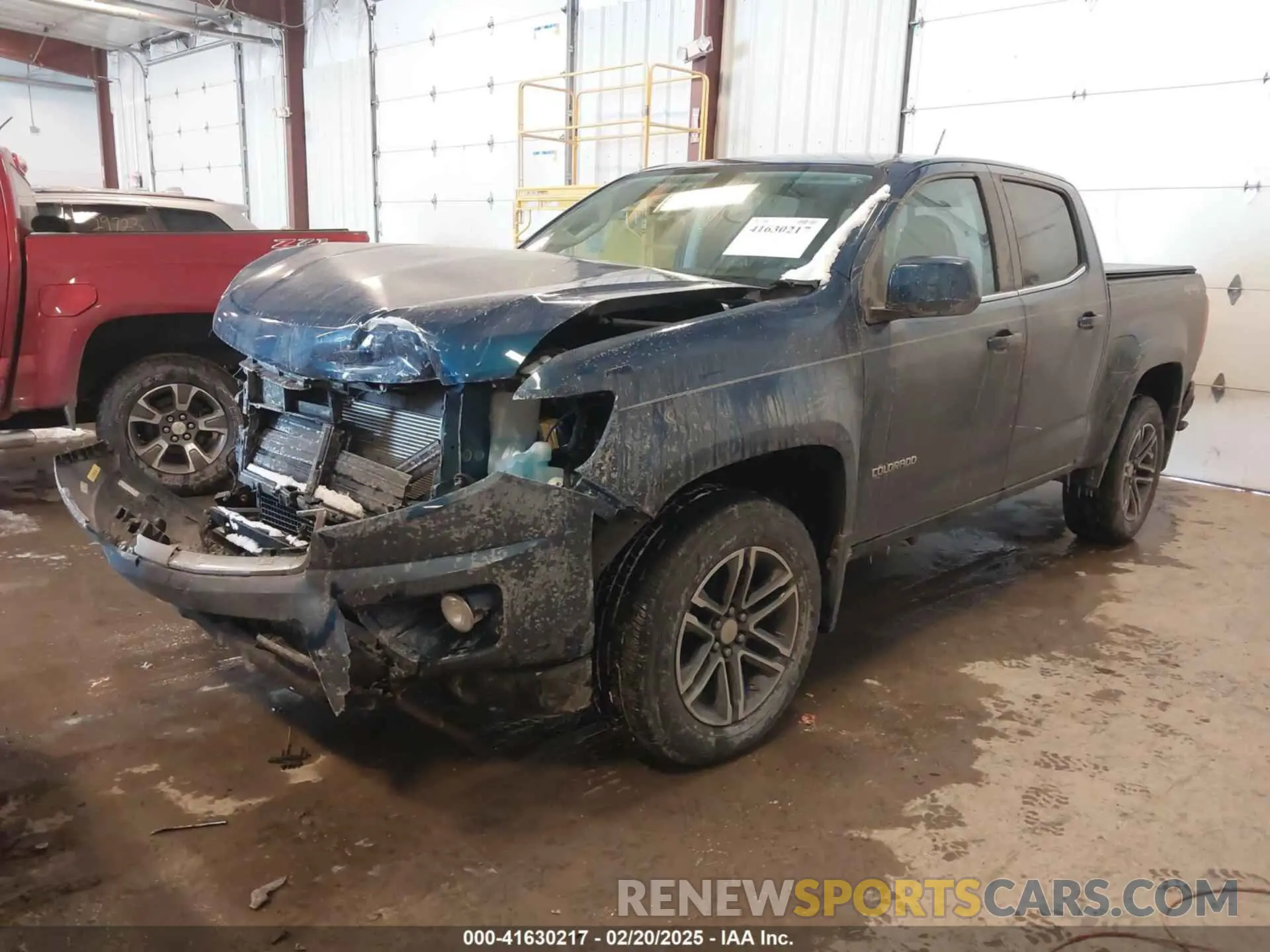 2 Фотография поврежденного автомобиля 1GCGTCEN5K1327308 CHEVROLET COLORADO 2019