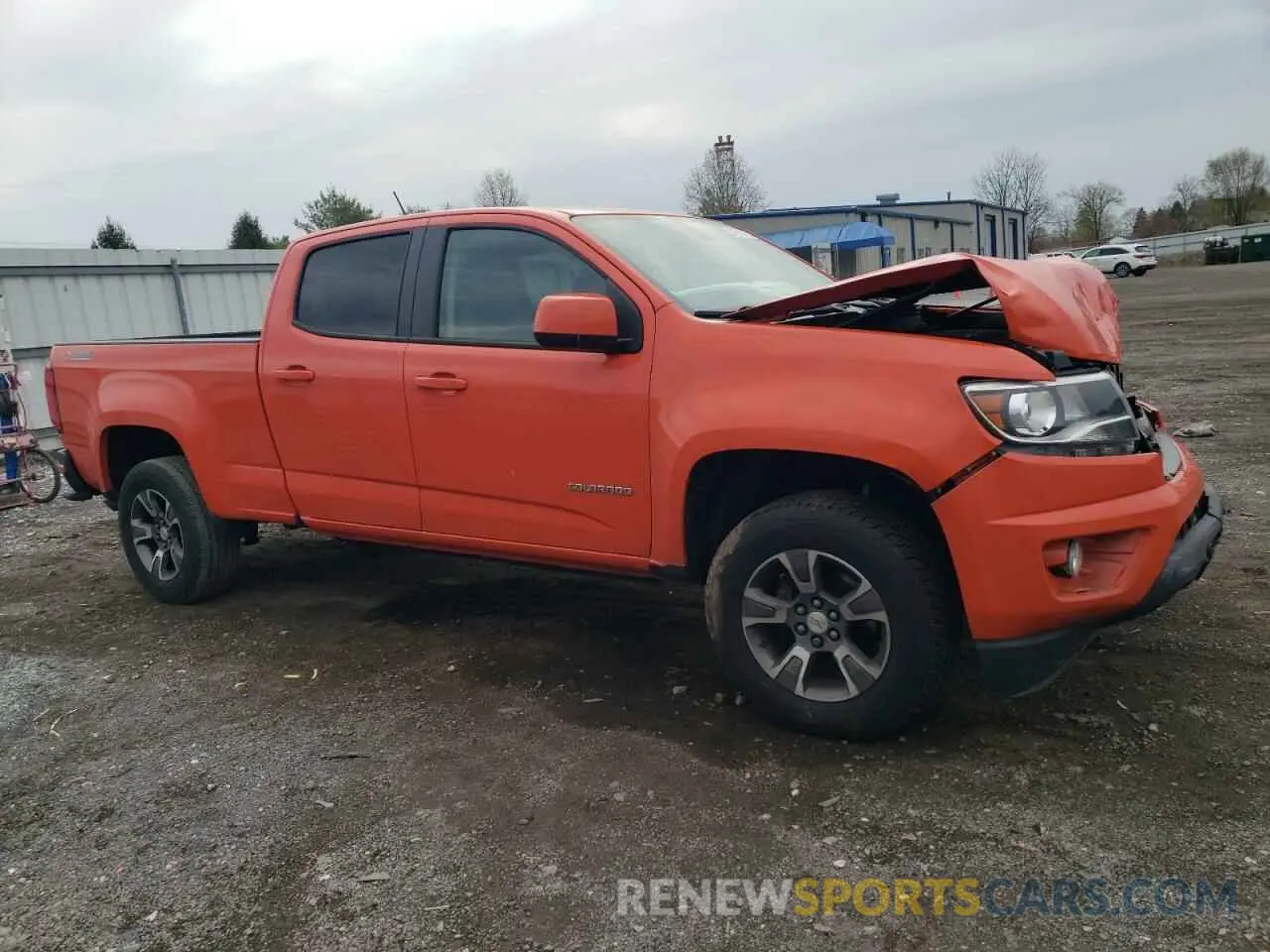 4 Фотография поврежденного автомобиля 1GCGTDEN2K1129582 CHEVROLET COLORADO 2019