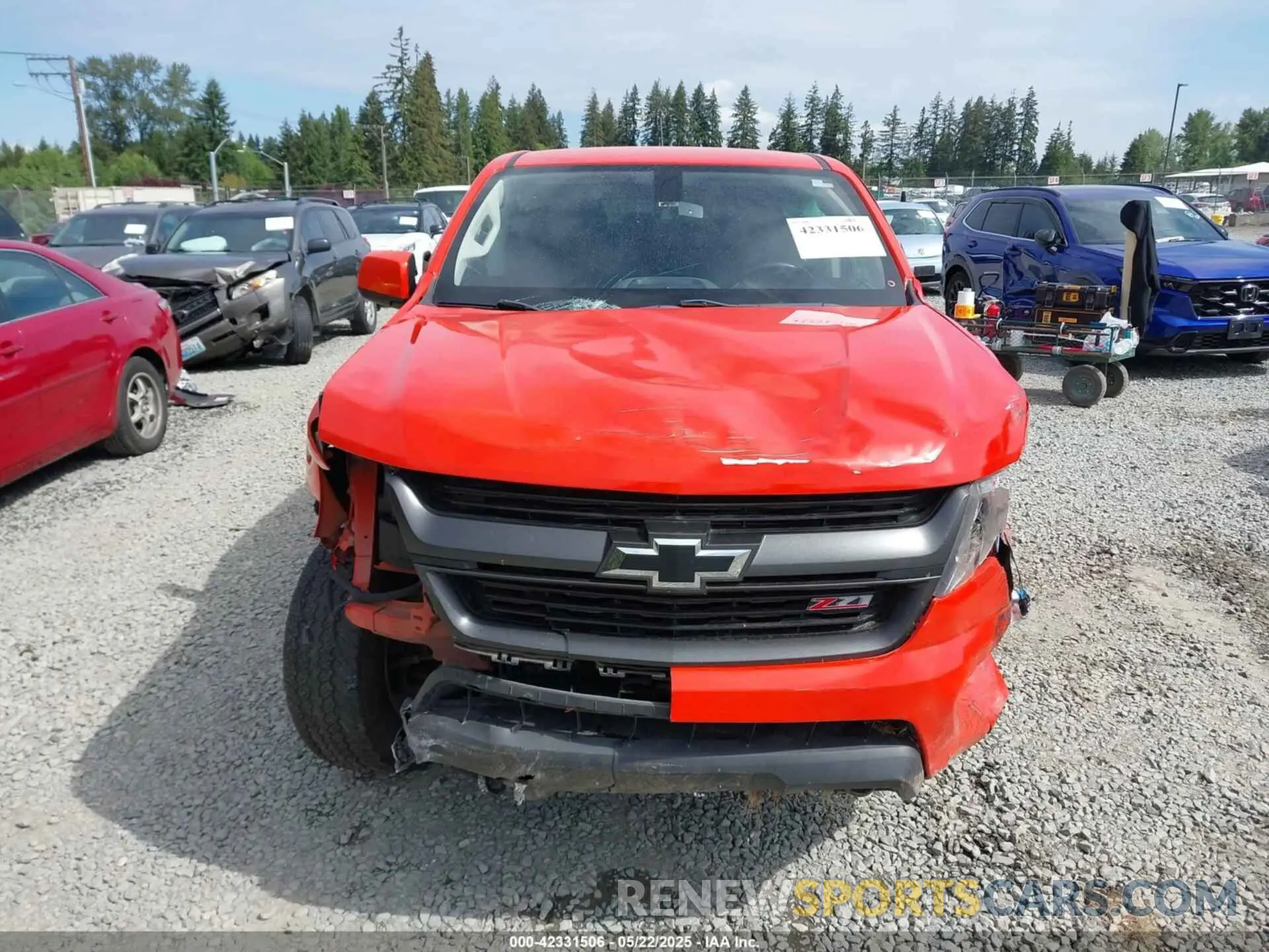 12 Фотография поврежденного автомобиля 1GCGTDEN8K1180018 CHEVROLET COLORADO 2019