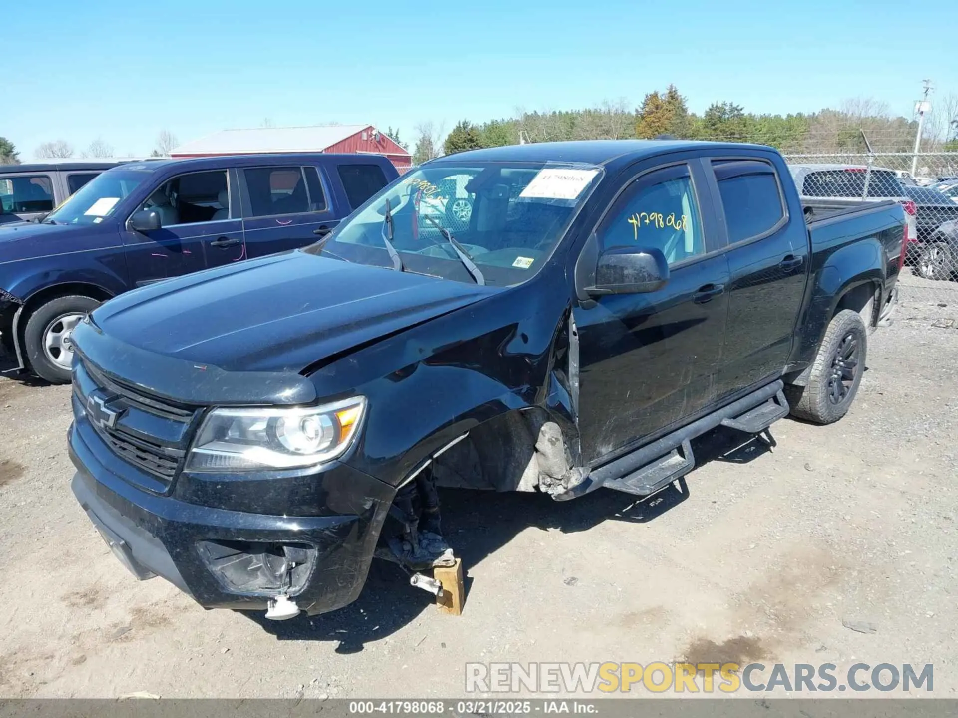 2 Фотография поврежденного автомобиля 1GCGTDEN8K1237155 CHEVROLET COLORADO 2019