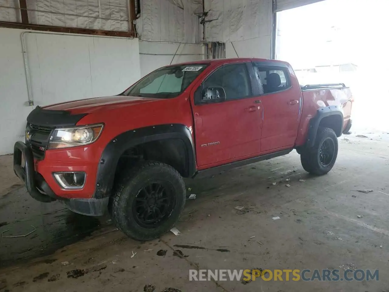 1 Фотография поврежденного автомобиля 1GCGTDENXK1336415 CHEVROLET COLORADO 2019