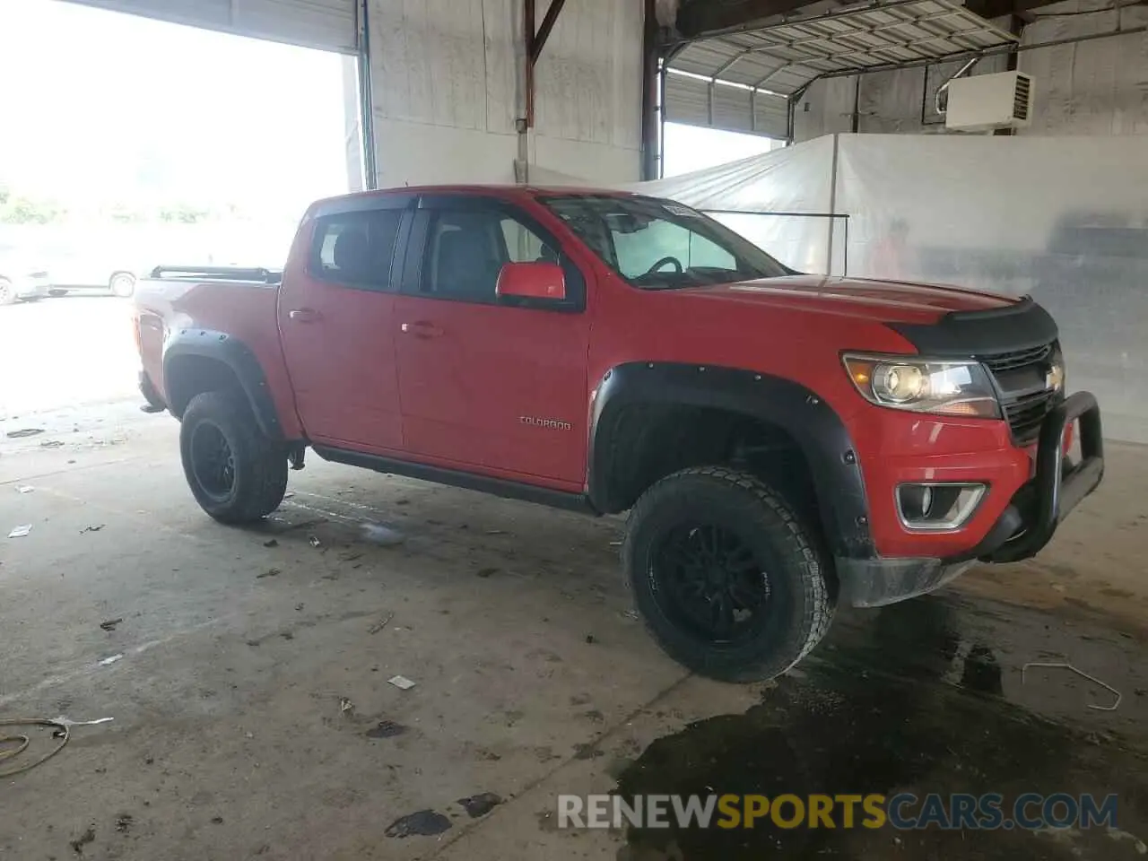 4 Фотография поврежденного автомобиля 1GCGTDENXK1336415 CHEVROLET COLORADO 2019