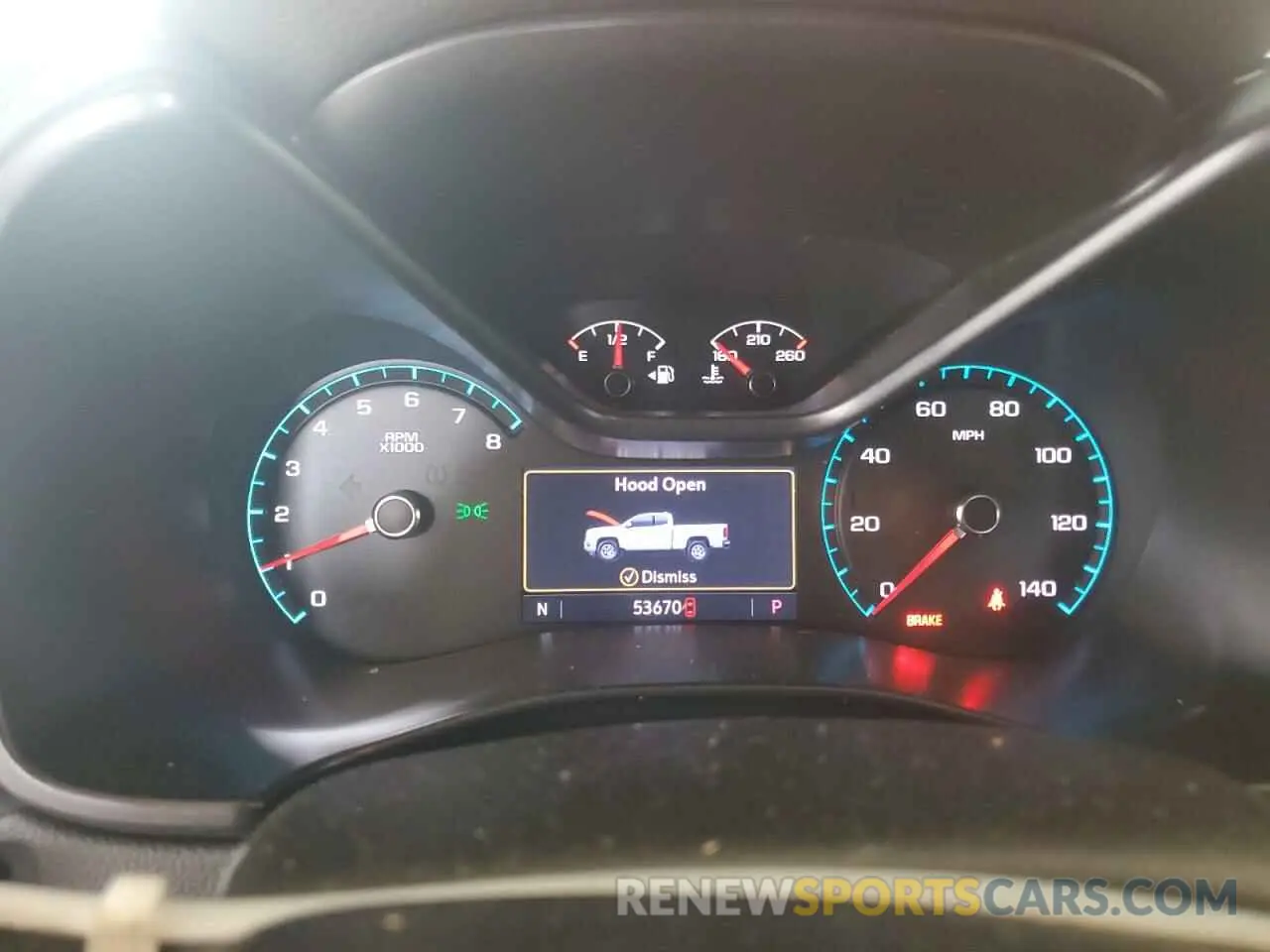 9 Фотография поврежденного автомобиля 1GCGTDENXK1336415 CHEVROLET COLORADO 2019