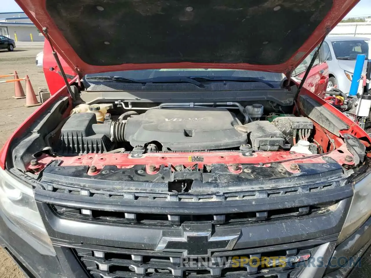 11 Фотография поврежденного автомобиля 1GCGTEEN2K1183731 CHEVROLET COLORADO 2019