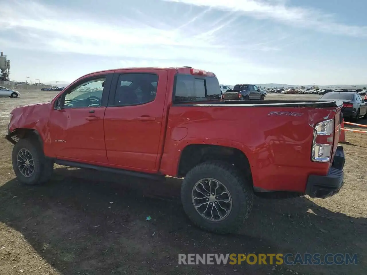2 Фотография поврежденного автомобиля 1GCGTEEN2K1183731 CHEVROLET COLORADO 2019