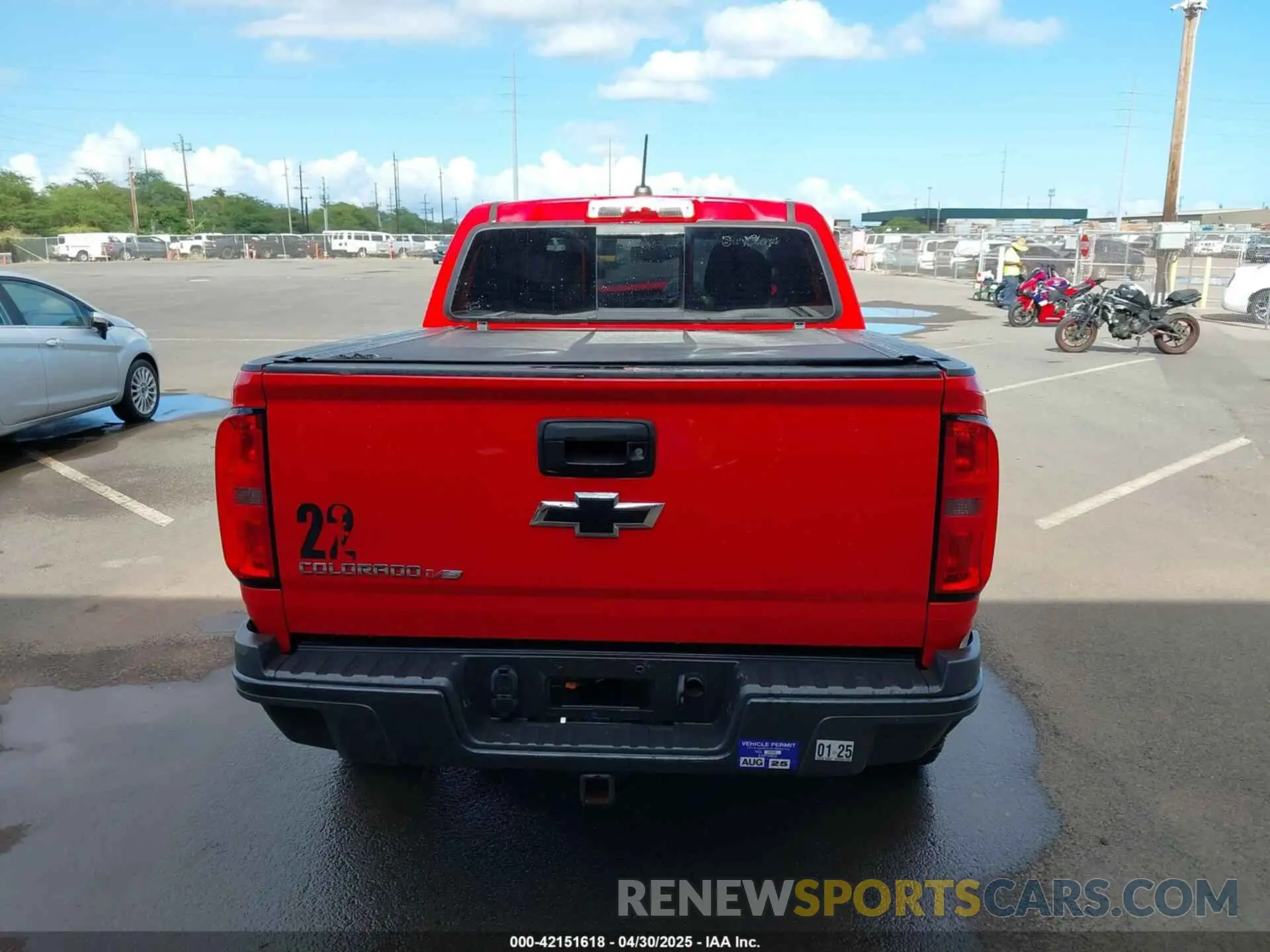 16 Фотография поврежденного автомобиля 1GCGTEEN5K1101491 CHEVROLET COLORADO 2019