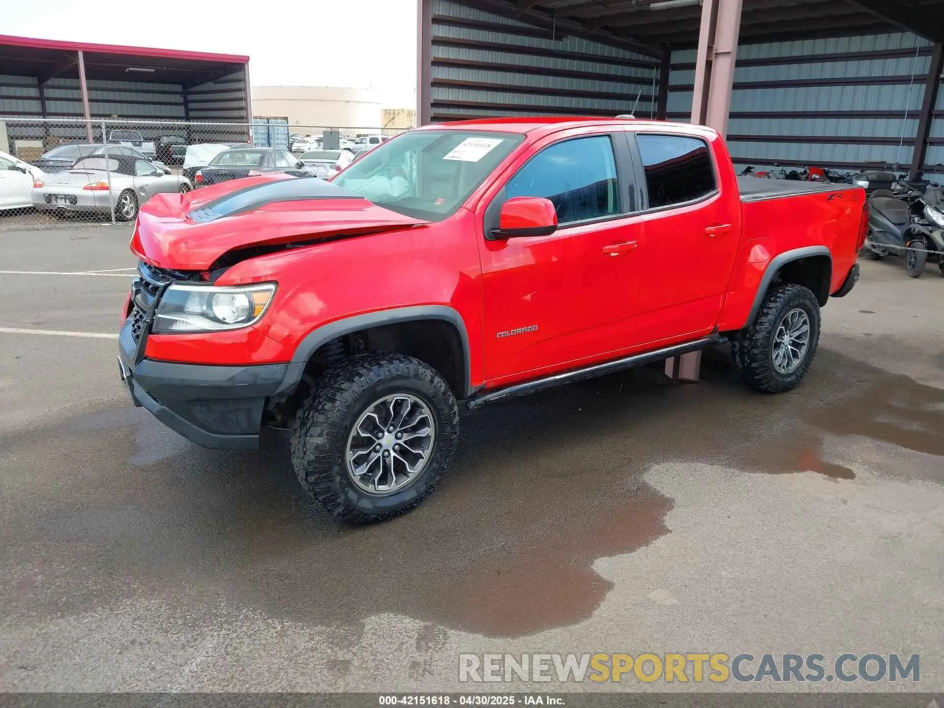 2 Фотография поврежденного автомобиля 1GCGTEEN5K1101491 CHEVROLET COLORADO 2019