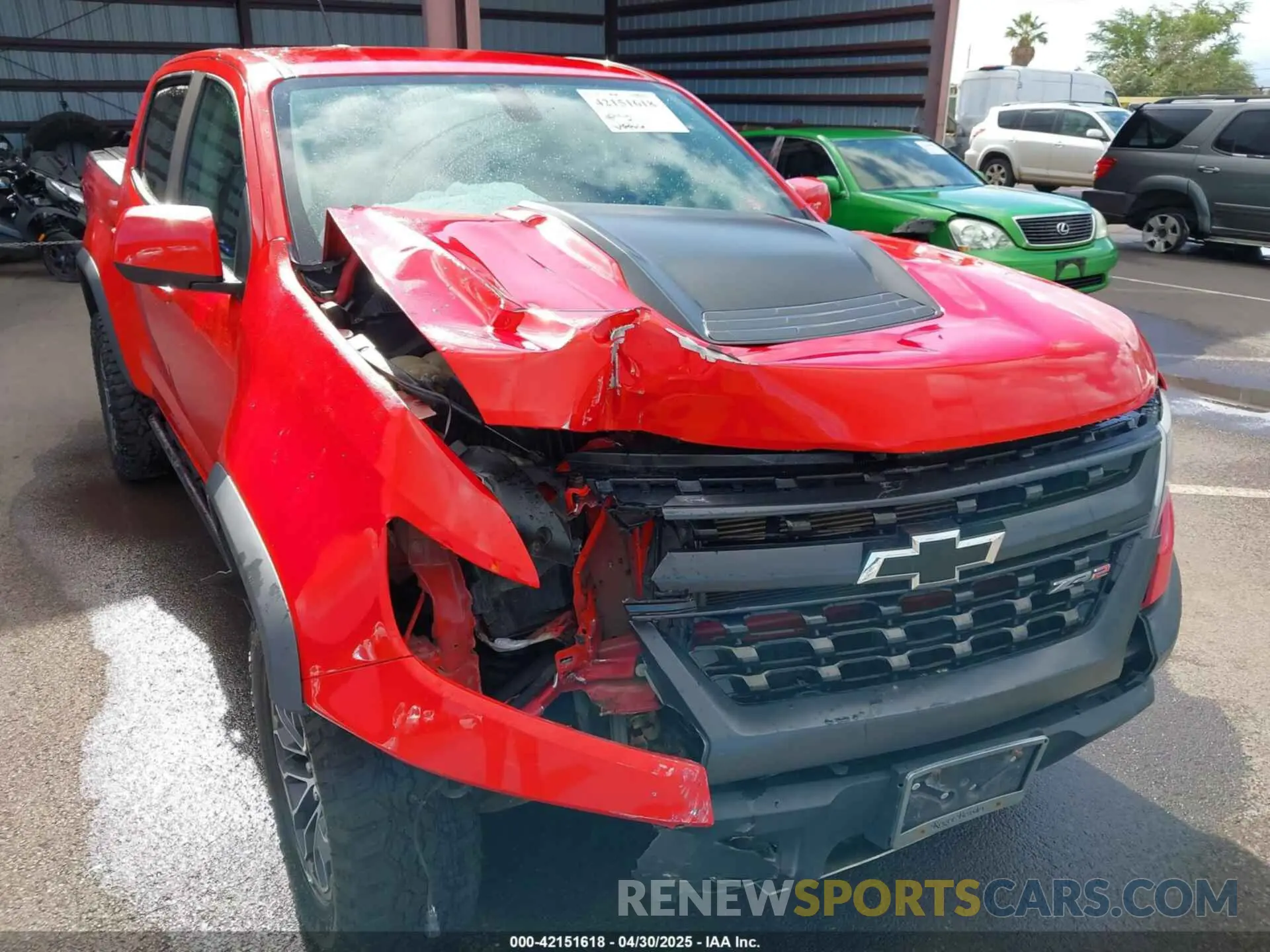 6 Фотография поврежденного автомобиля 1GCGTEEN5K1101491 CHEVROLET COLORADO 2019