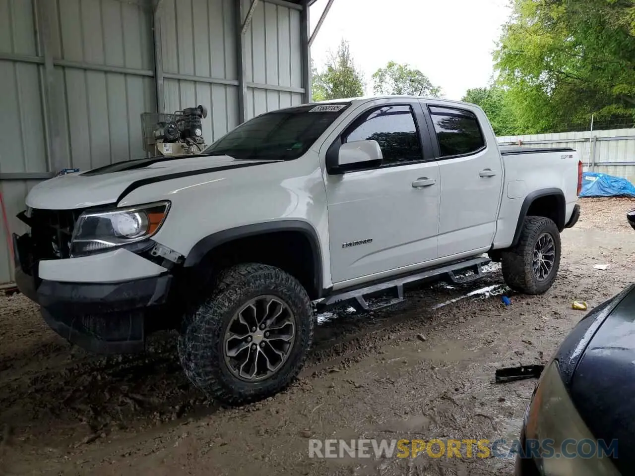 1 Photograph of a damaged car 1GCGTEEN5K1256848 CHEVROLET COLORADO 2019
