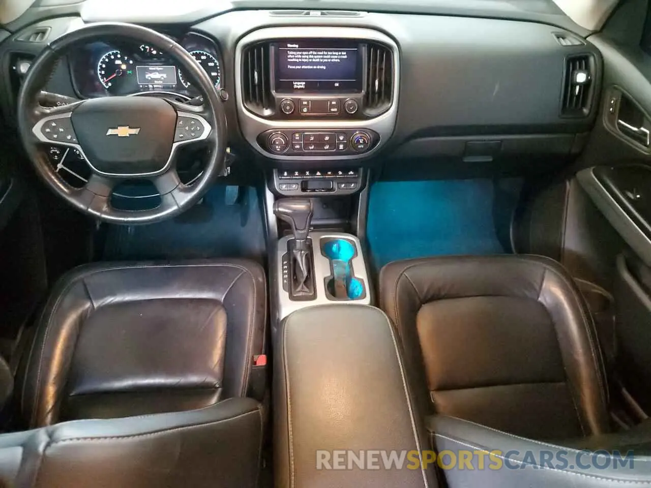 8 Photograph of a damaged car 1GCGTEEN5K1256848 CHEVROLET COLORADO 2019